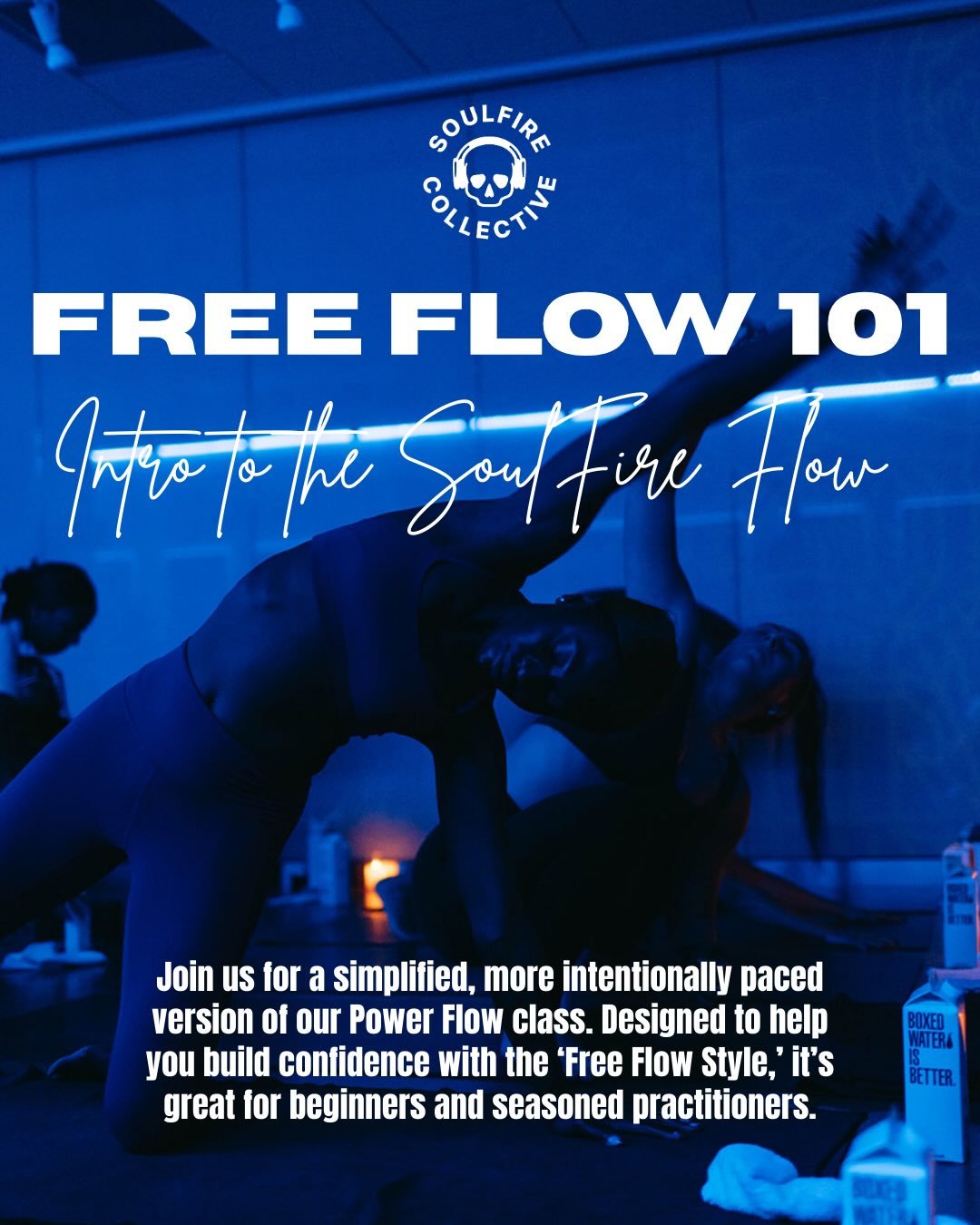 Embrace the Free Flow this January! ⚡️💜

Great for all skill levels, this is an opportunity to let go and build your confidence with our style of yoga. Register using our link in bio!

#soulfirecollective #yogaflow #freeflowyoga #arlingtonva #bethes