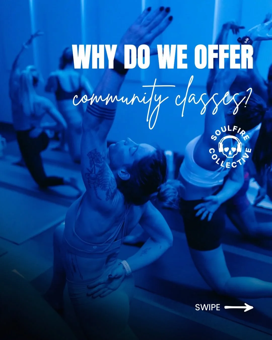 Free classes for those wanting to try SoulFire for the first time - need we say more? 🙌 

Check our link in bio and register for your first community class today, available at all studios 💜 

#soulfirecollective #yogastudio #freeclass #yogaclass #y