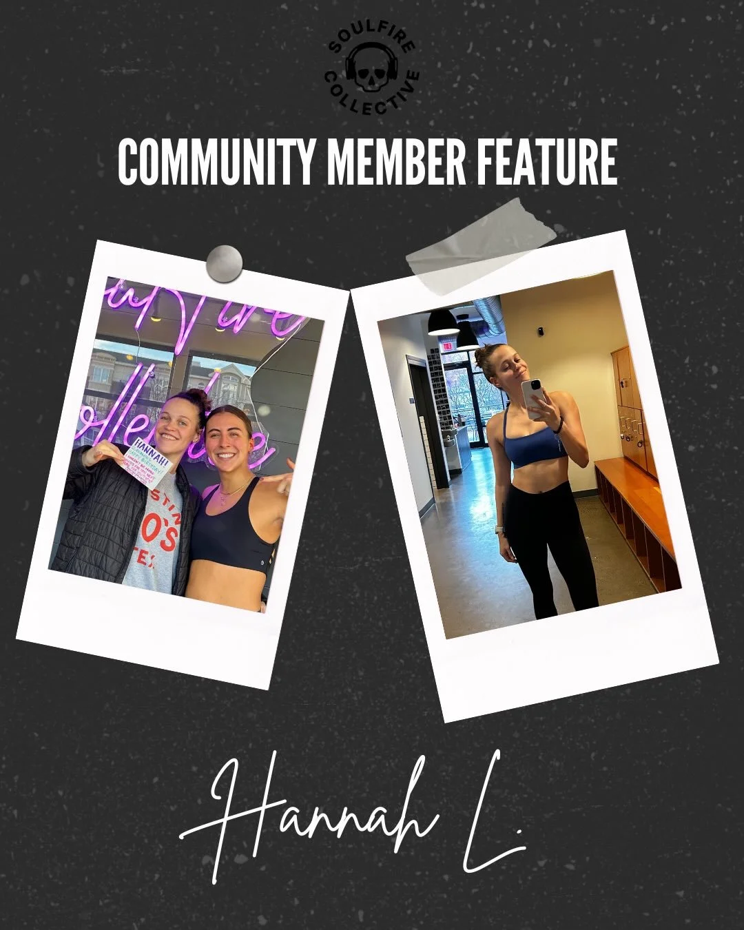 Meet a member of #SoulFireSquad: @hannahmae_runs ⚡️💜

Runner, ex-swimmer, and a newer member of our community, we love the energy Hannah brings to each and every class. A liberation fanatic, we can&rsquo;t wait to see her crush more classes on the m