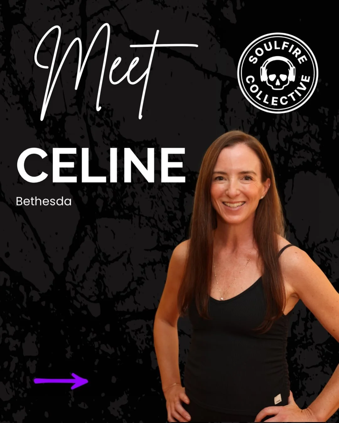 Meet one of our Teachers: @cmdelany⚡️💜

One of our shining stars at Bethesda, Celine is a grounding force at the studio. She&rsquo;s transformed the lives of so many incredible students, it&rsquo;s only fair we give her her flowers today (and everyd