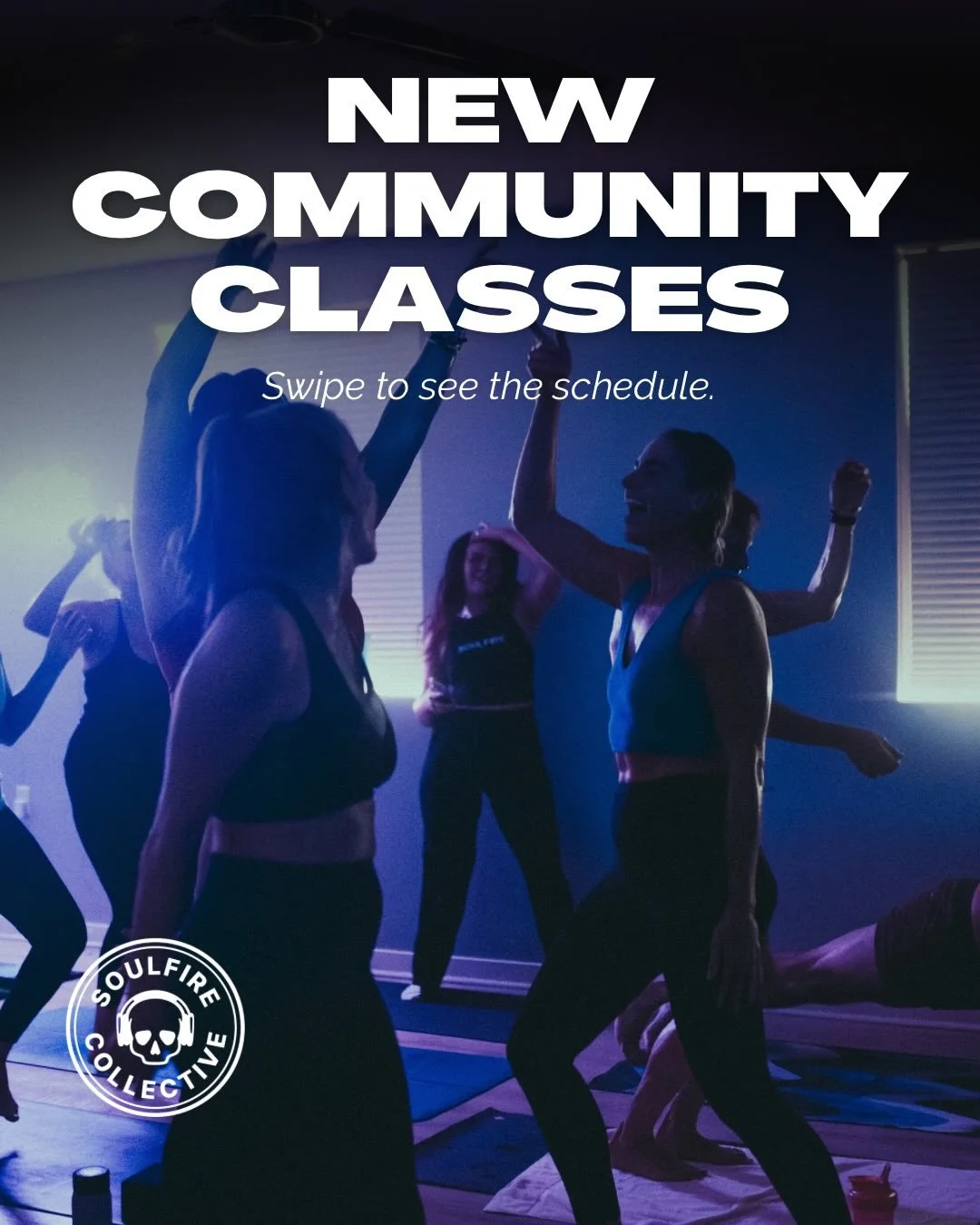 New Community Class schedule just dropped and it&rsquo;s 🔥🔥🔥

Come give us a try. Reserve now FOR FREE using our link in bio.

#soulfirecollective #freeyogaclass #yogacommunity #dmvyoga #dcyoga