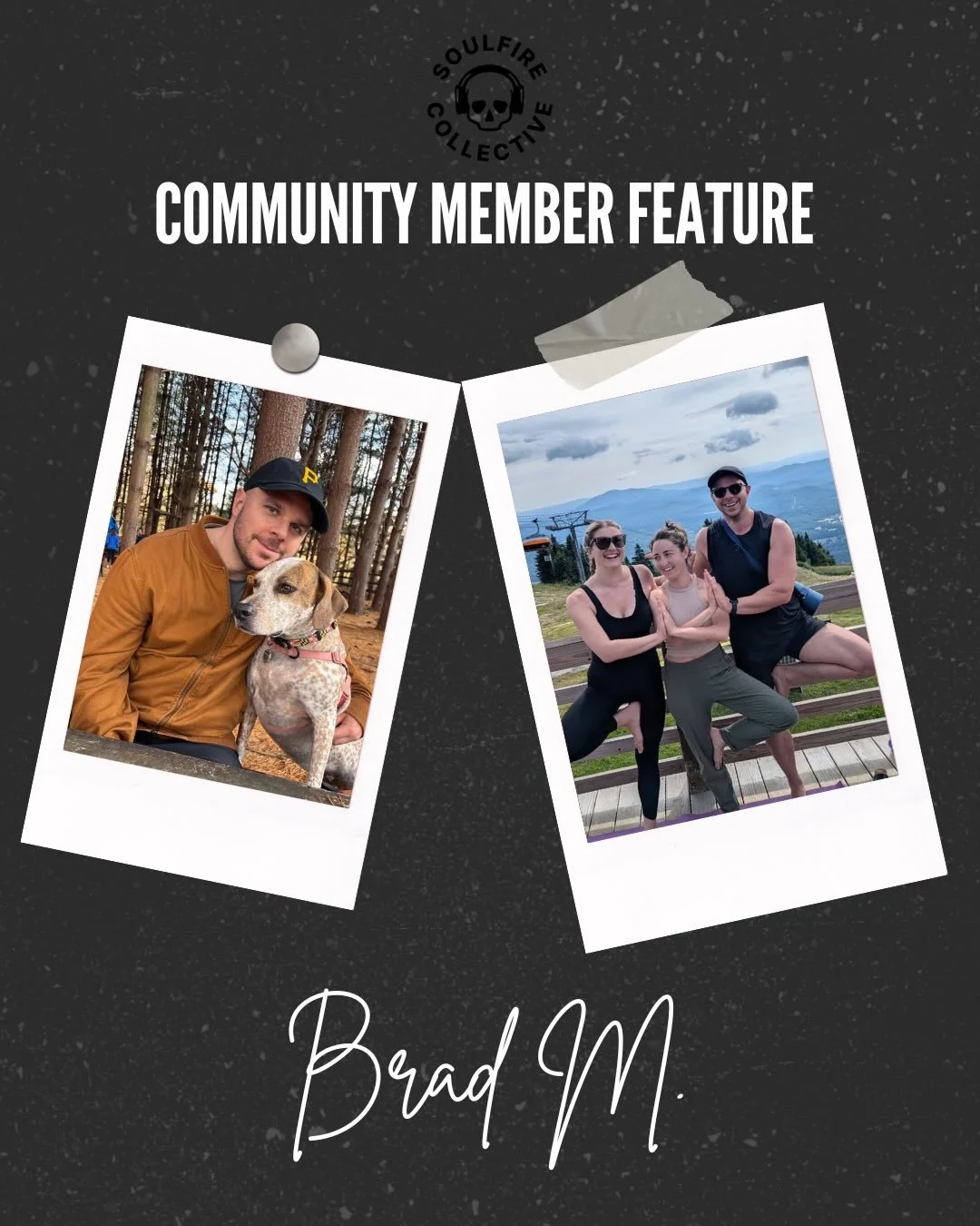 Meet a member of our #SoulFireSqaud: @bmminer9 💜

One-of-a-kind, Brad&rsquo;s got his groove back in the studio. A Liberation lover, Brad brings an undeniable energy to each and every SoulFire class he takes. 

We love you, Brad! ⚡ 🫶

#soulfirecoll