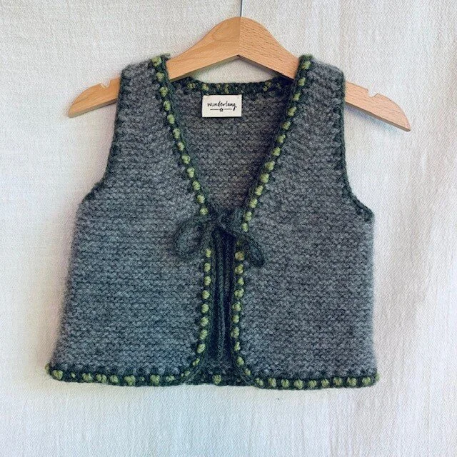 ALPINE VEST - NATURAL / OLIVE
