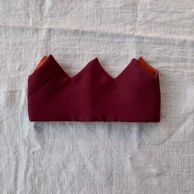 SILK CROWN  - MULBERRY / CORAL