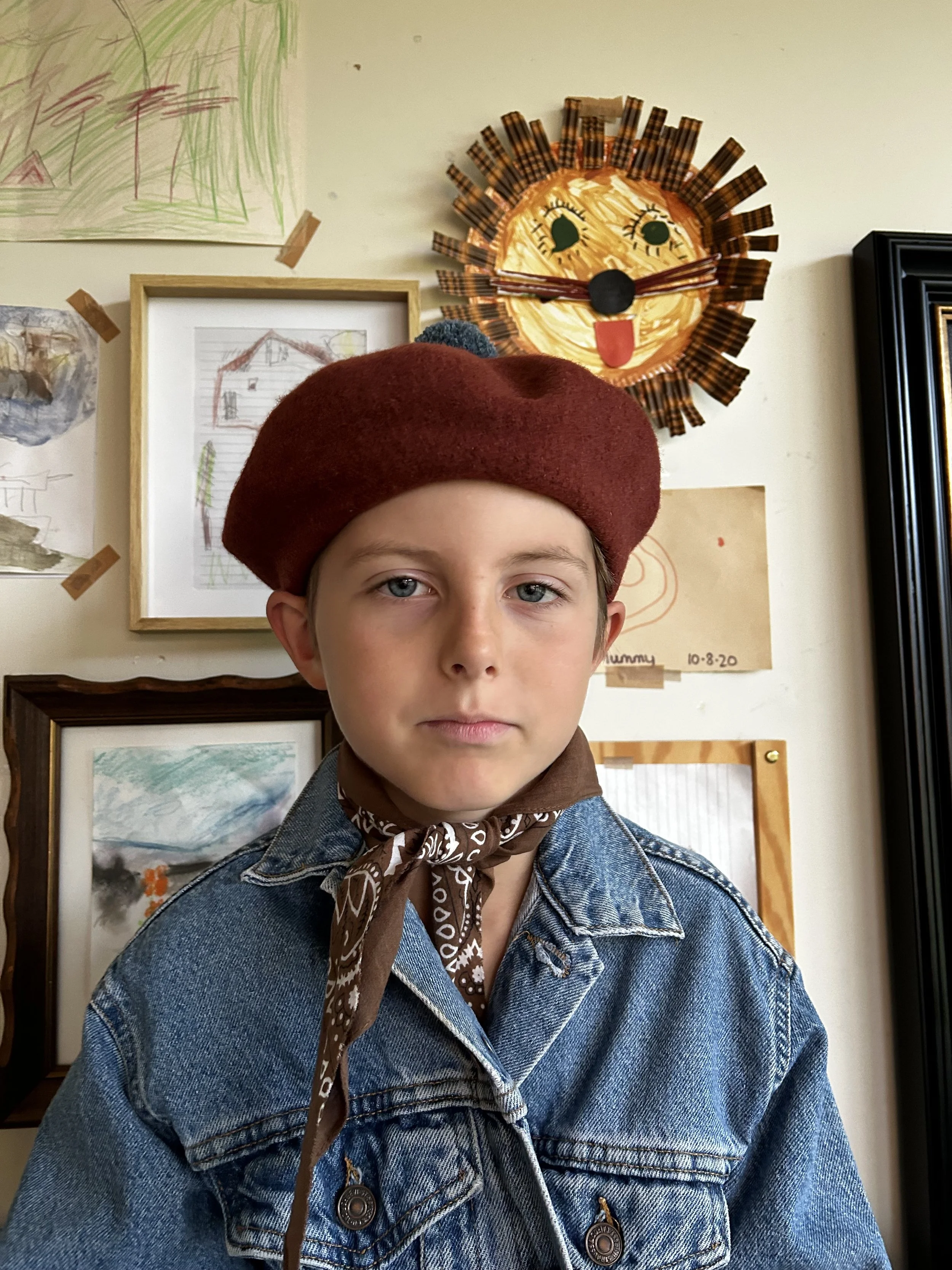 POM POM BERET 4Y+ OAT — Wunderlang display picture 2
