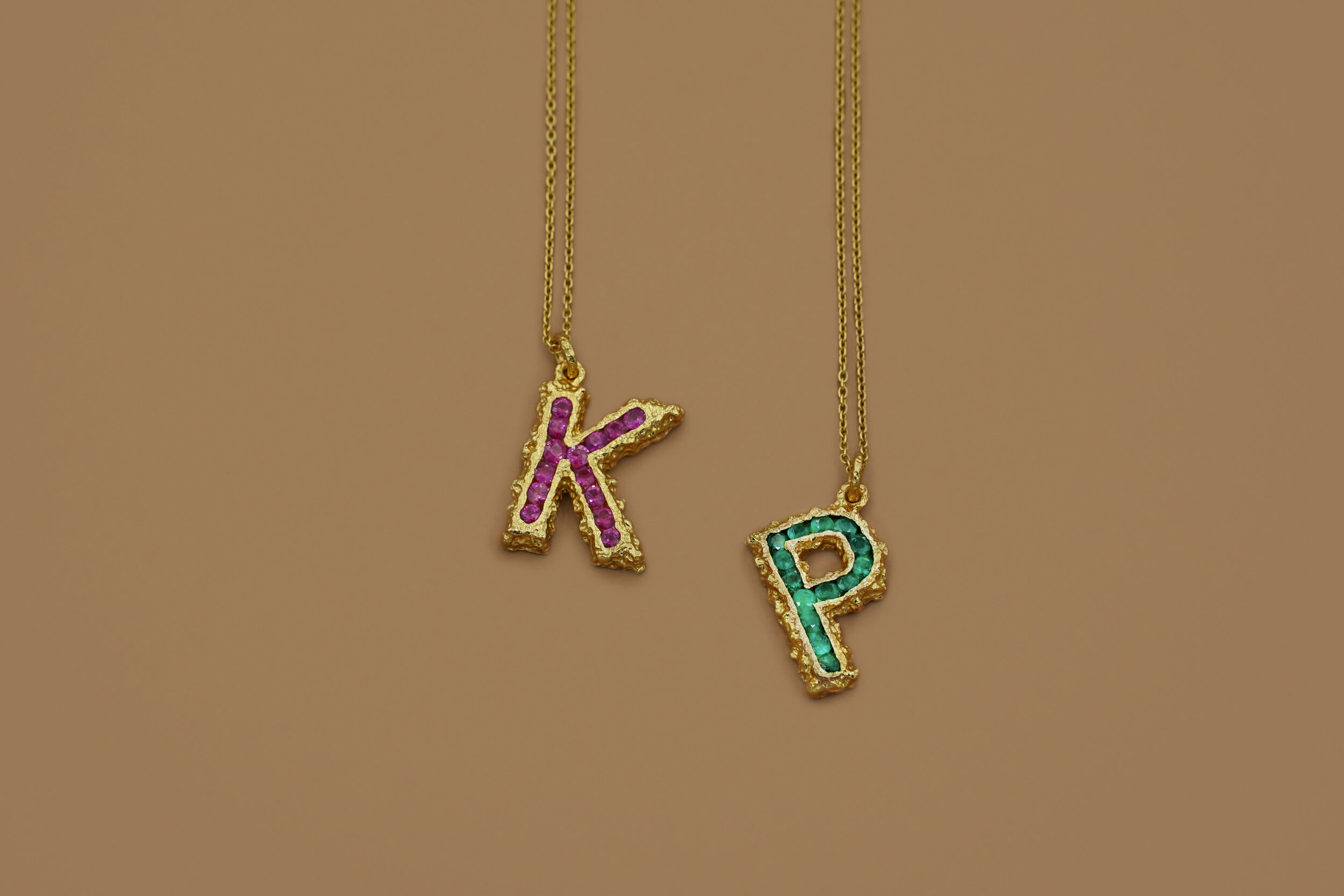 Pacharee Alphabet Gold-Plated Pearl Necklace