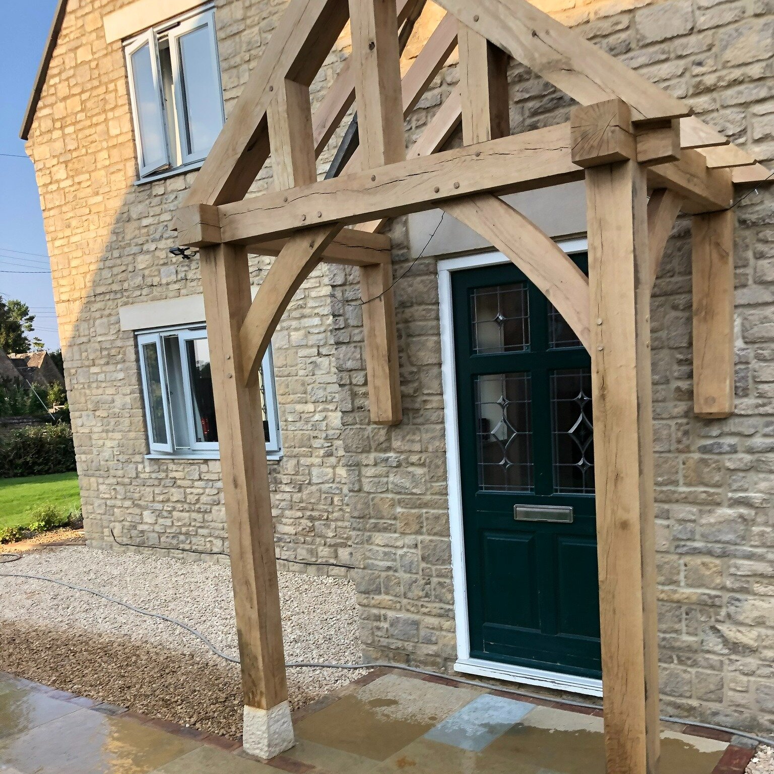 As well as planting design, we can also design structural features such as pergolas and arches, and work with some excellent local landscapers to turn the plans into reality.
We designed some rustic, yet modern structures for our &quot;Contemporary C