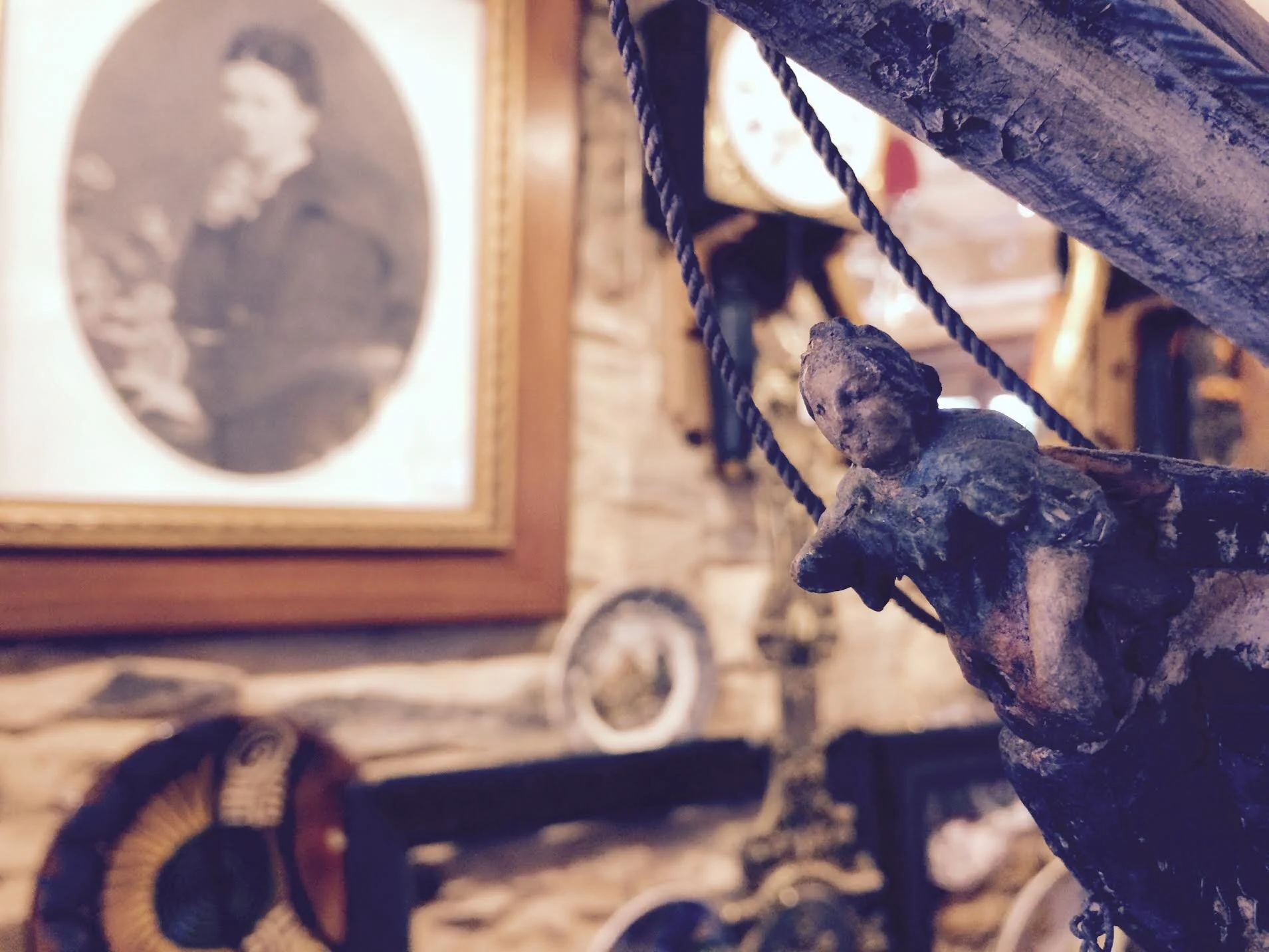 The tiniest ships figurehead I have ever seen ... Was I her in my dream last night?