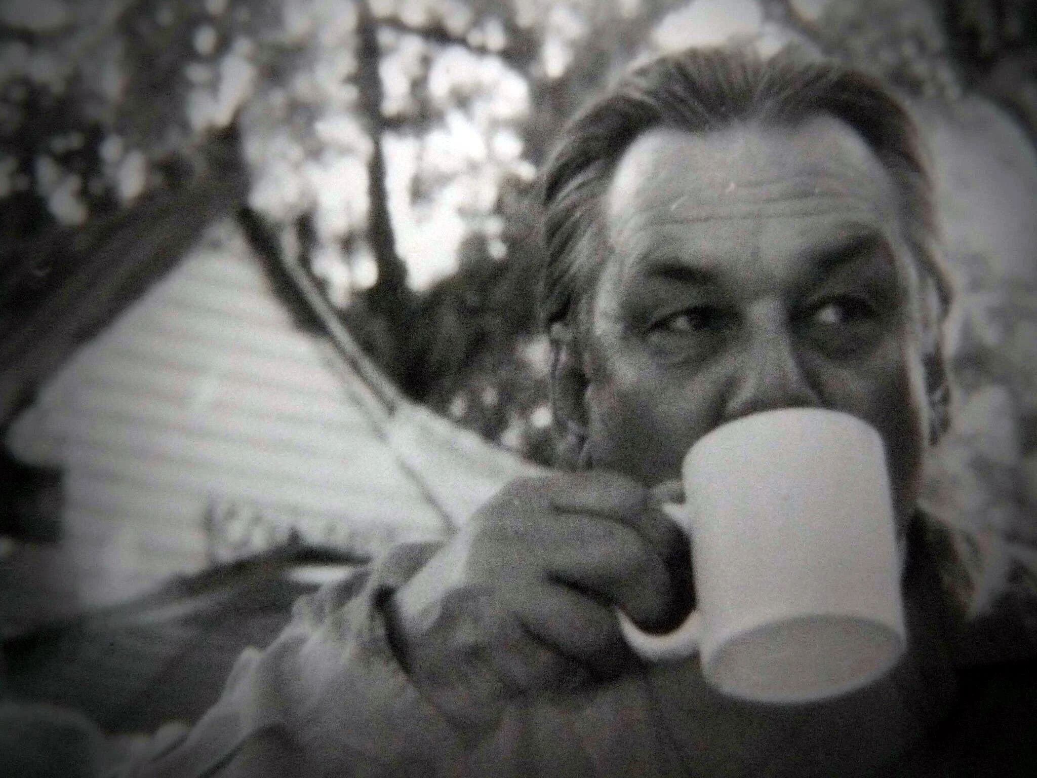 Dad (Joe) at Blue Heaven in Key West.
