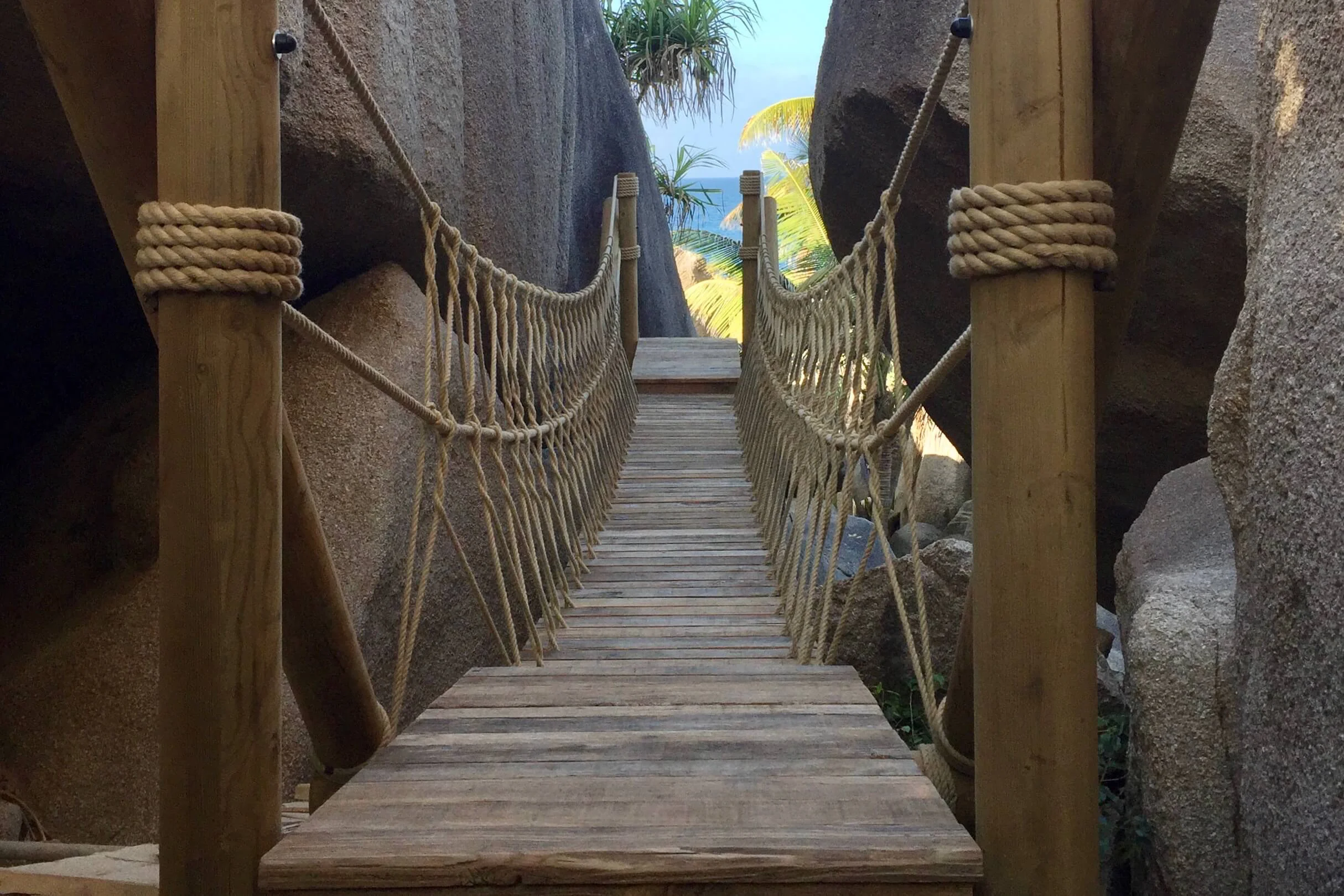 Rope Bridge for Spa Resort