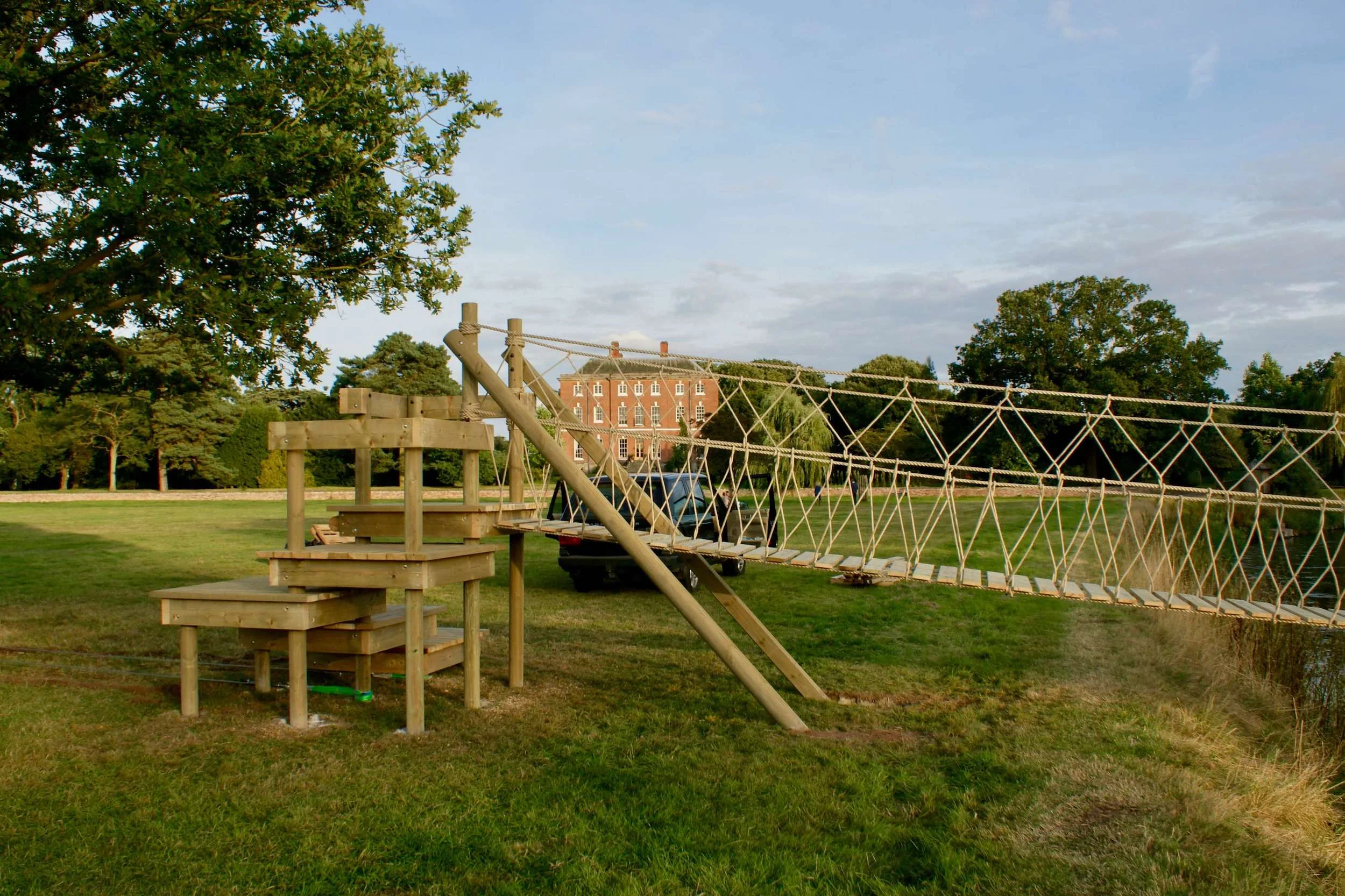 Rope Bridge and decks at Catton Hall