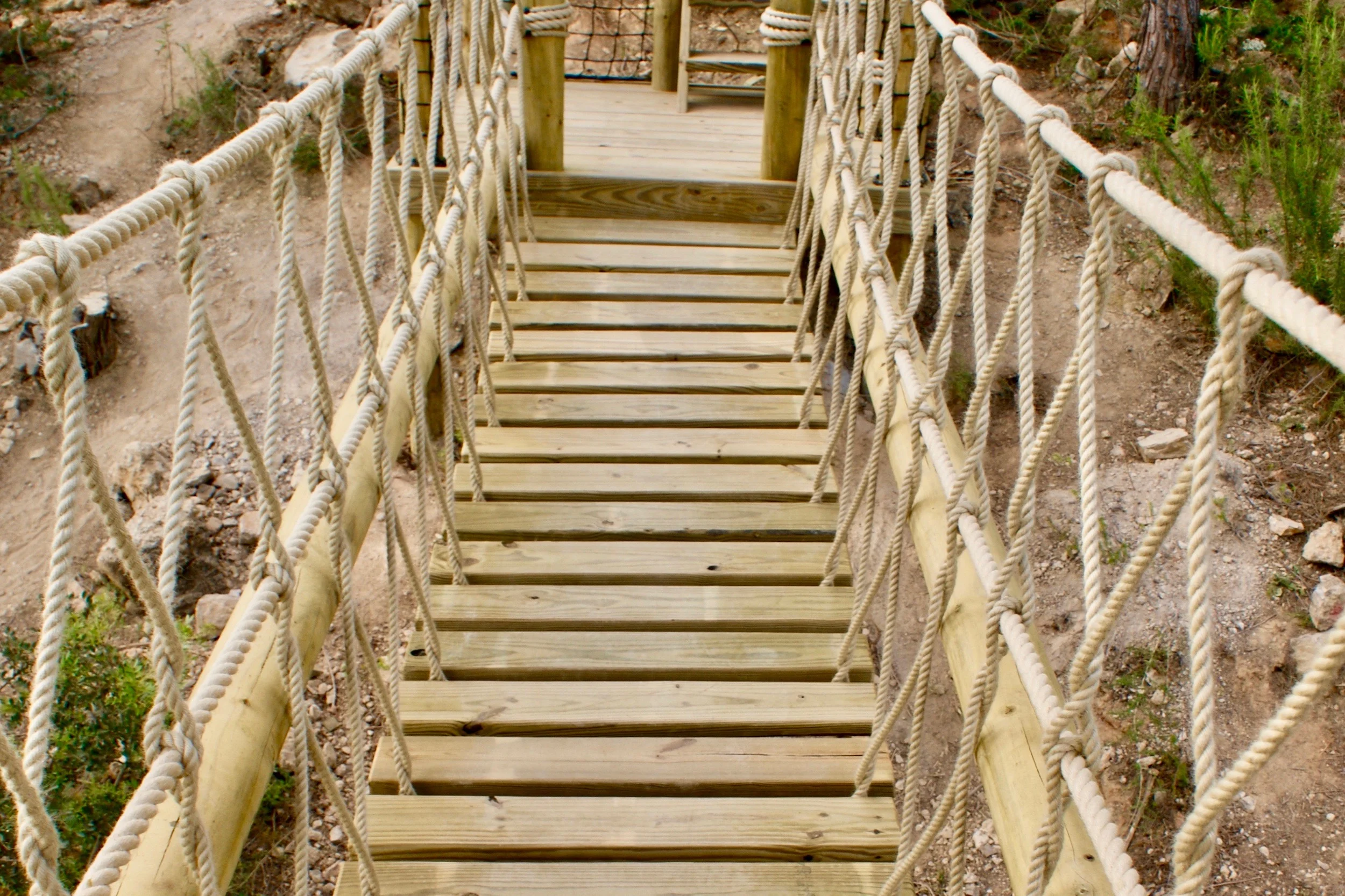 Fixed-beam Rope Bridge