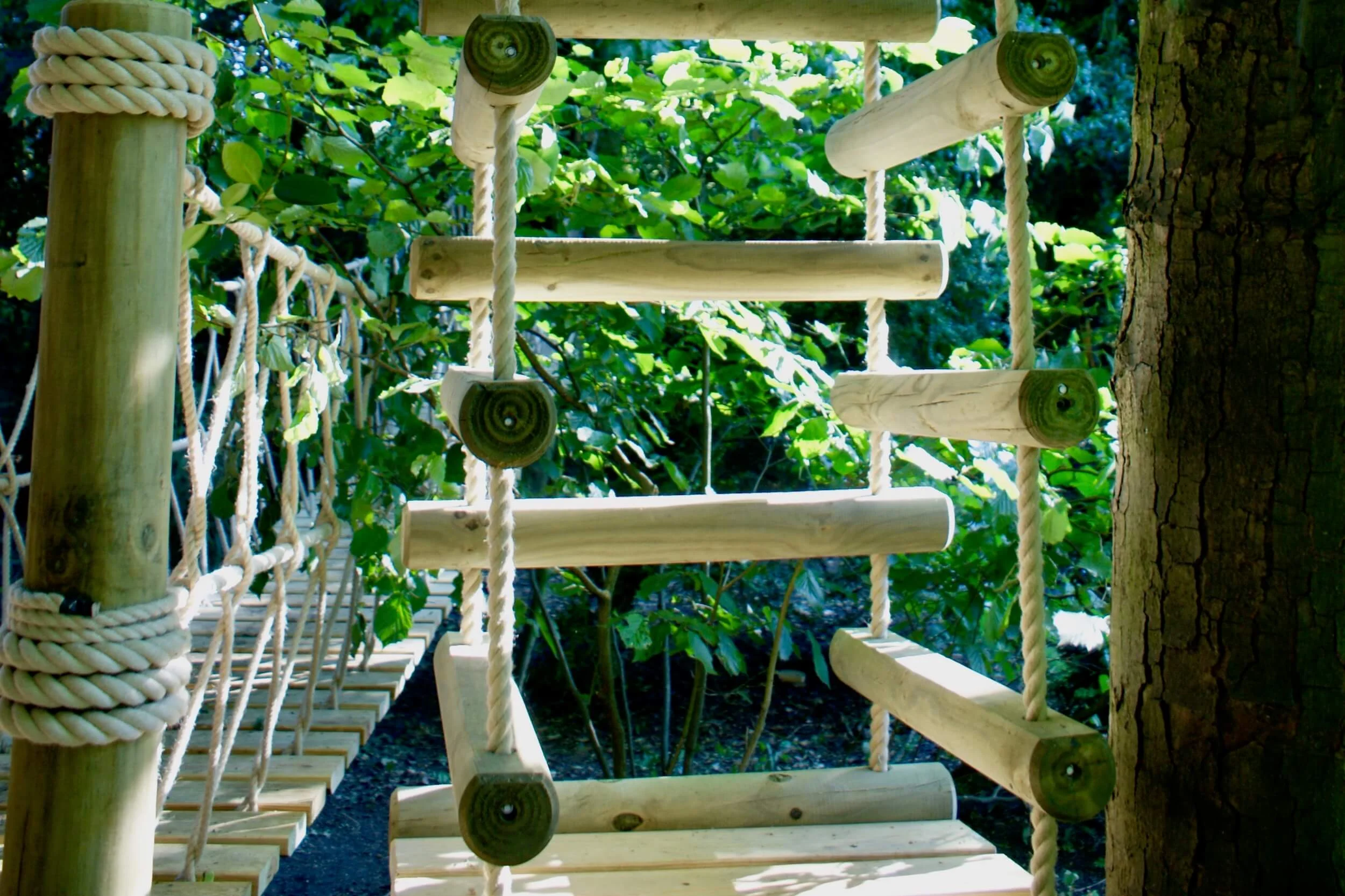 Rope Bridge and 4-sided Rope Ladder