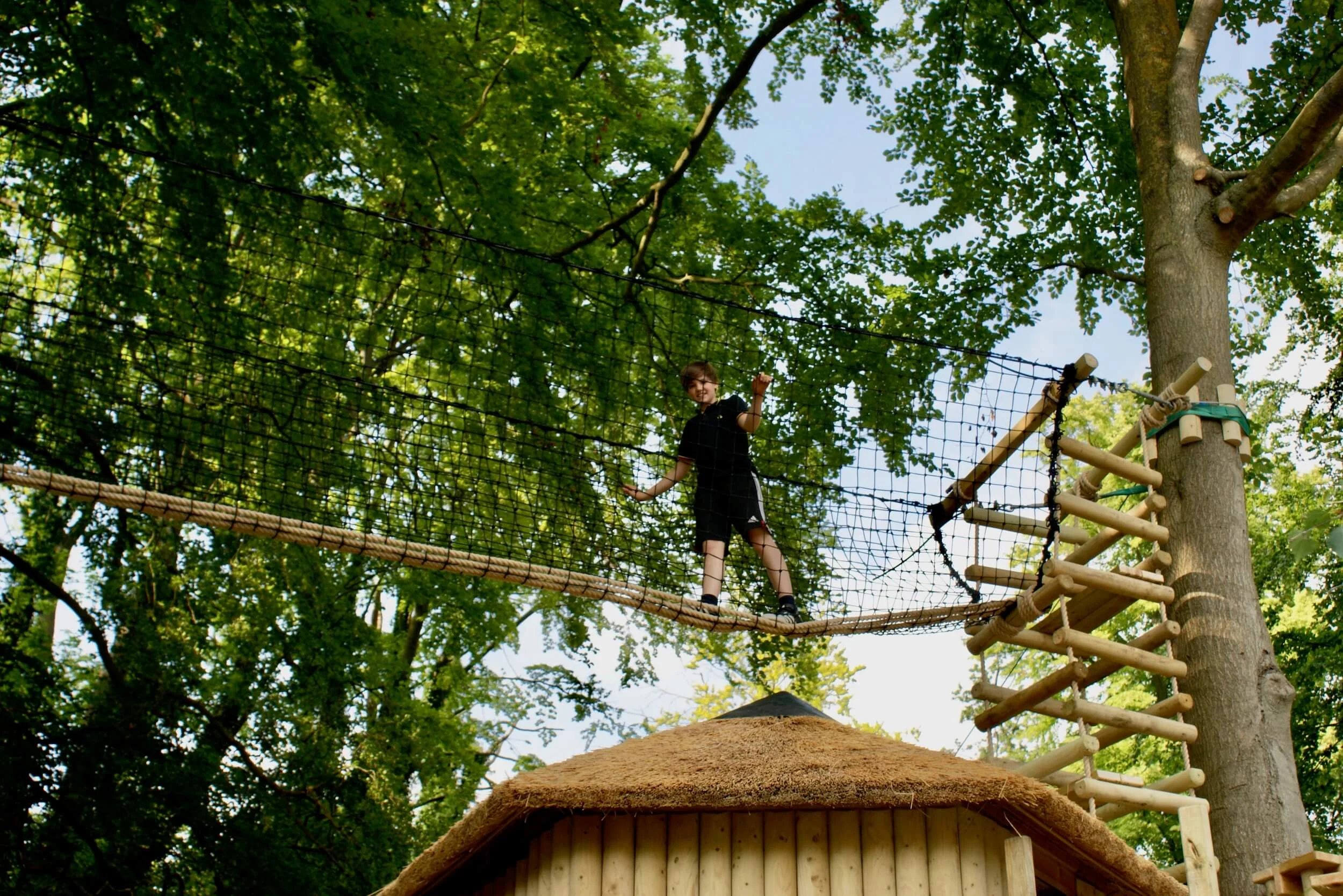 Boy walking in Hammock Bridge