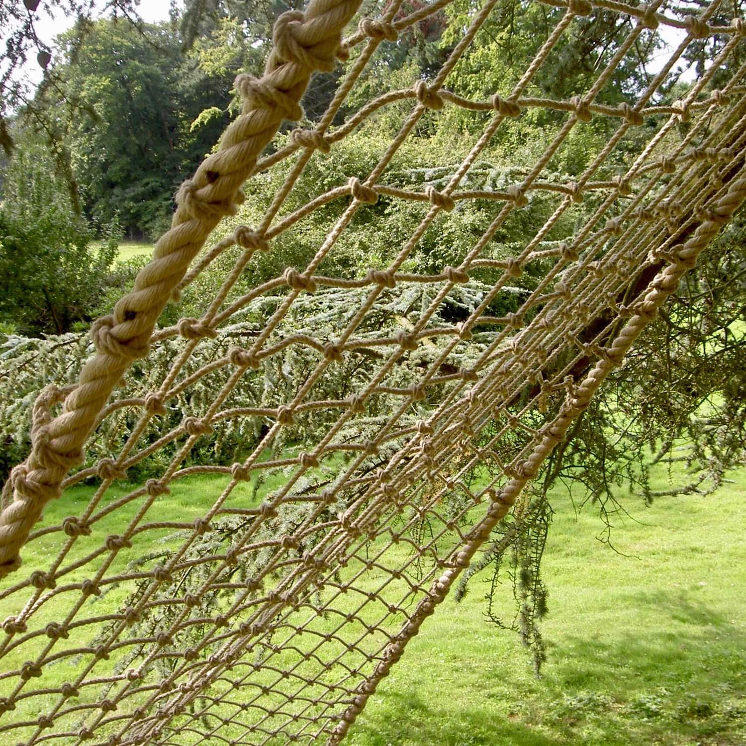 "...scramble cargo net"