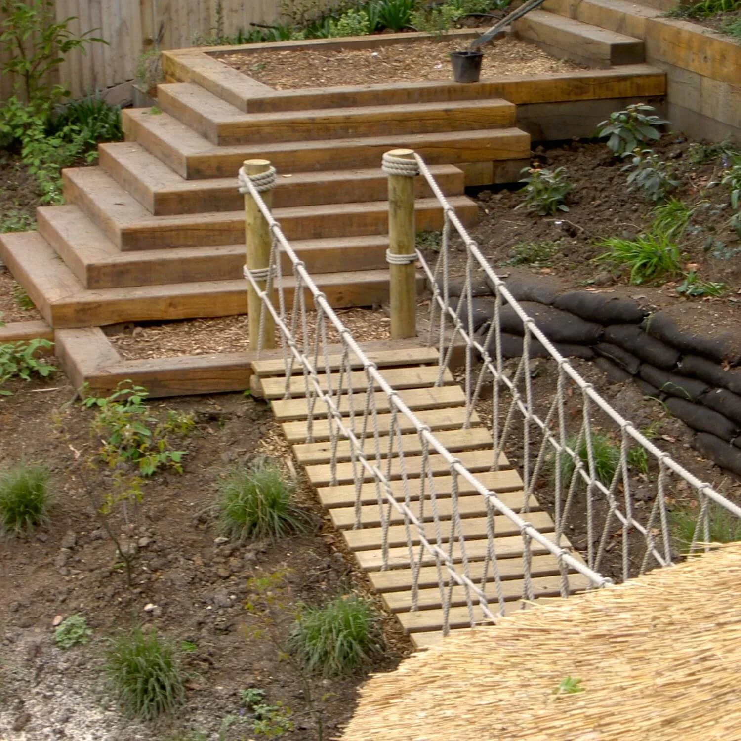 "...project set into a landscaped garden"