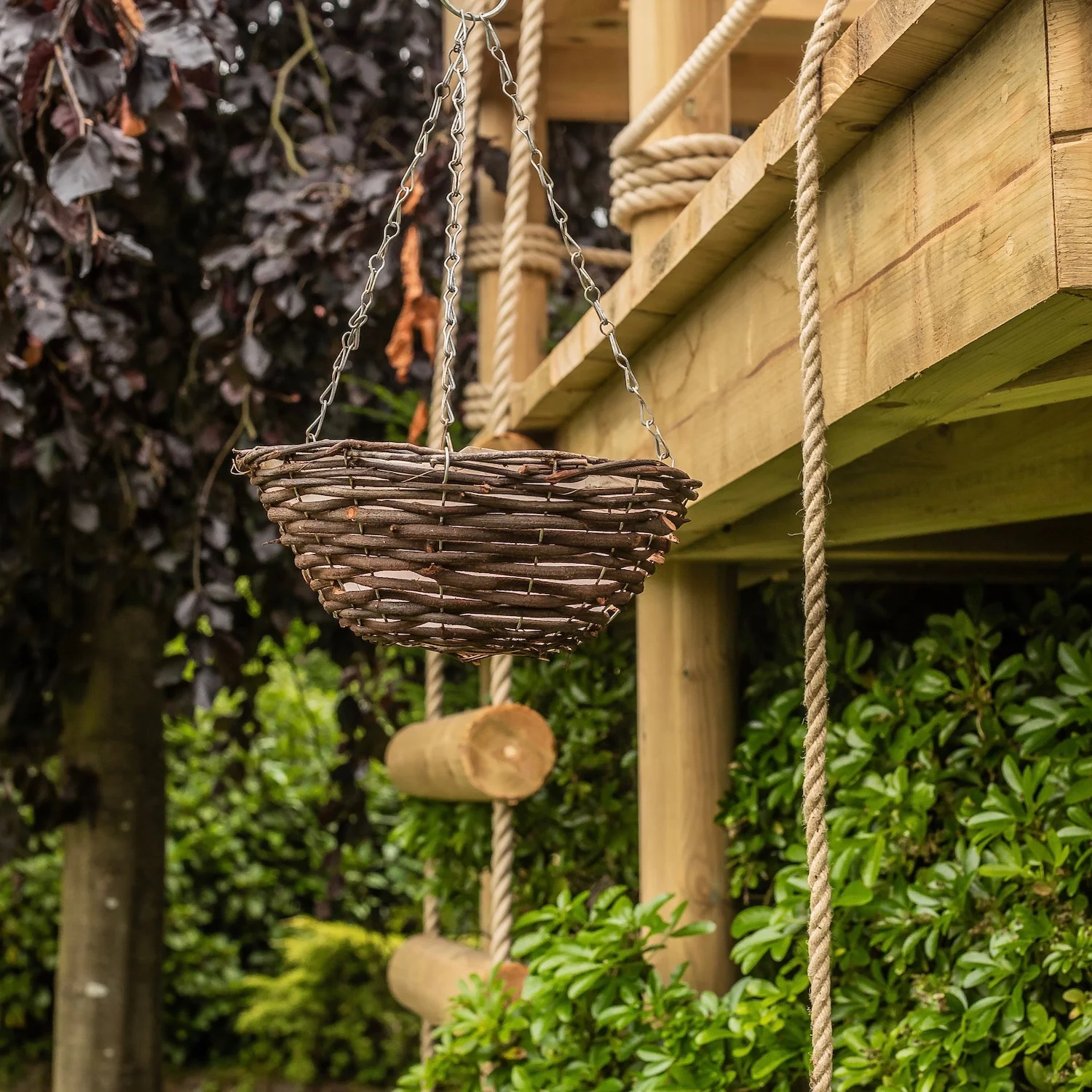 Picnic Basket 'n Pulley — Treehouses, Rope Bridges, Treetop Walkways