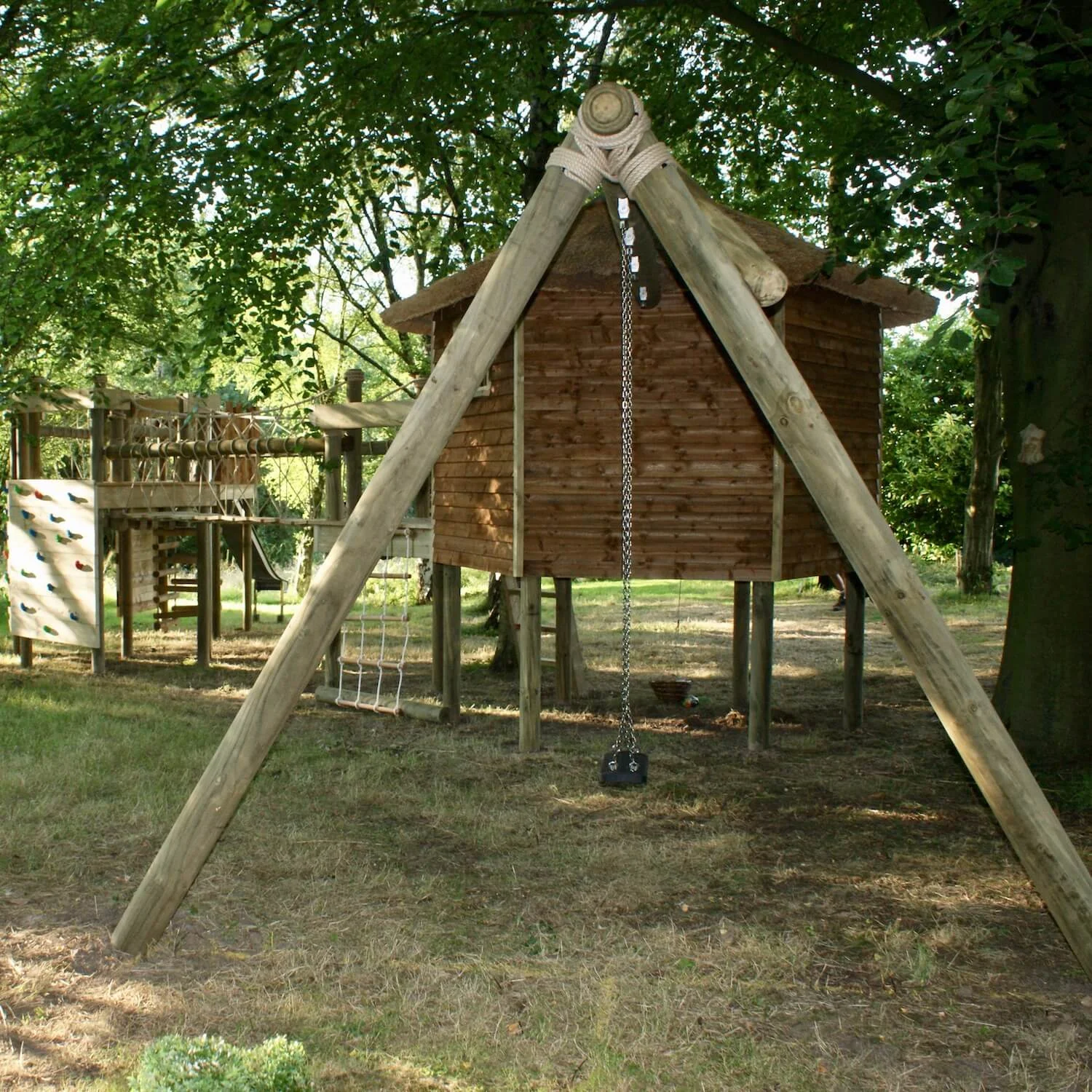 "...treehouse swing set"