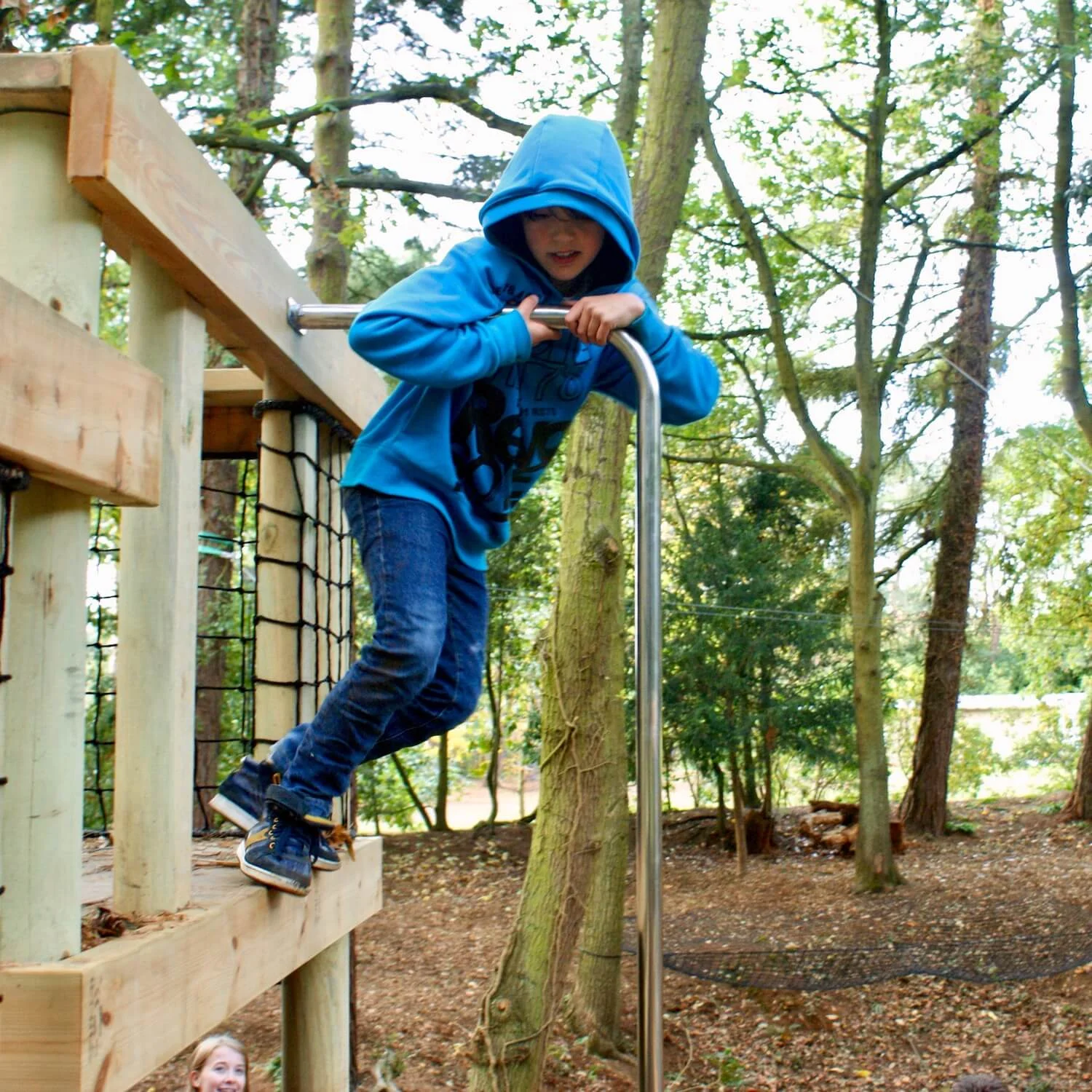Fireman's Poles for treehouses — Treehouses, Rope Bridges, Treetop
