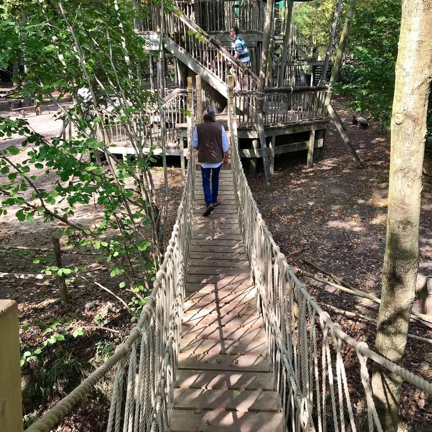 "...rope bridge for adventure park"