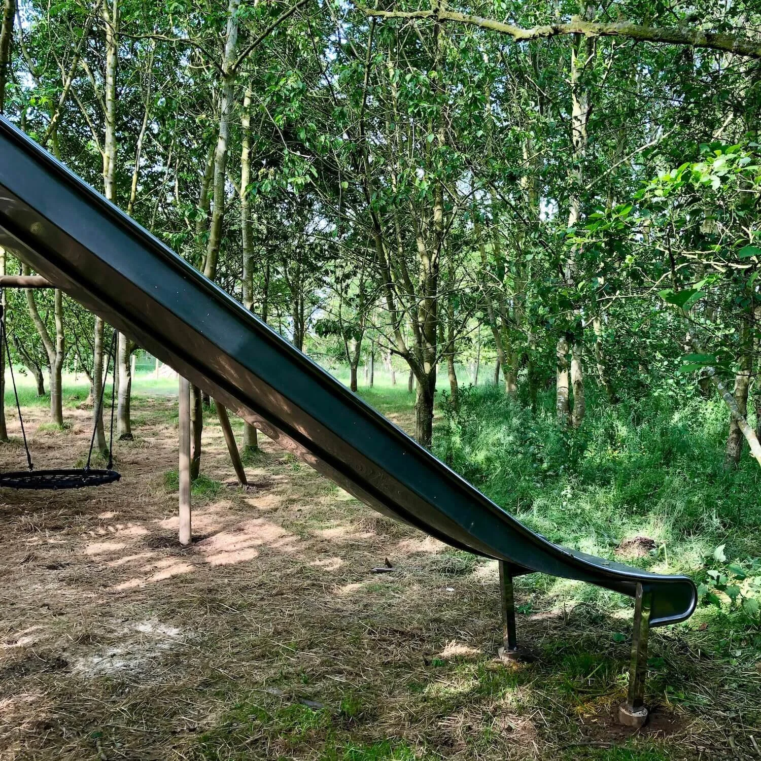 Slide for treehouses — Treehouses, Rope Bridges, Treetop Walkways and