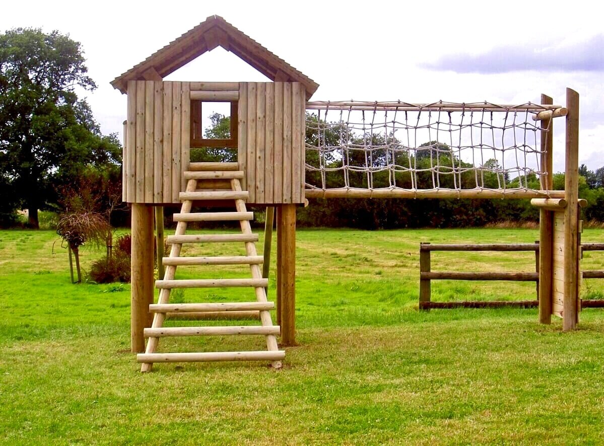 Lime green MARINE wheel for climbing frames 34cm diameter playhouse treehouse 