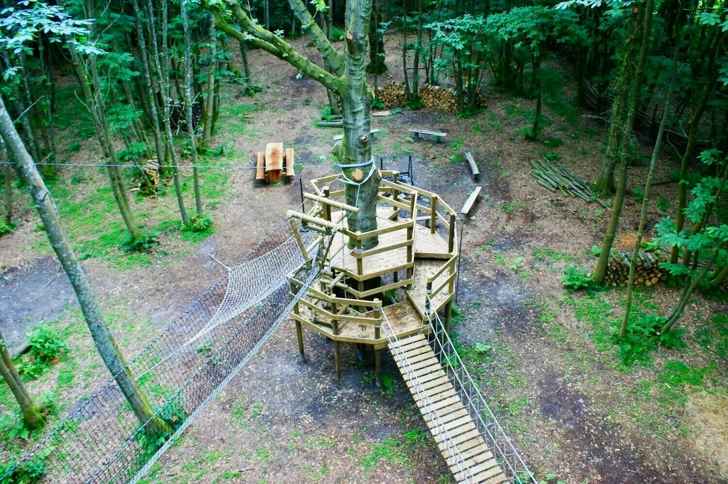 Marley Wood Adventure Treehouse — Treehouses, Rope Bridges, Treetop  Walkways and Nest Swings