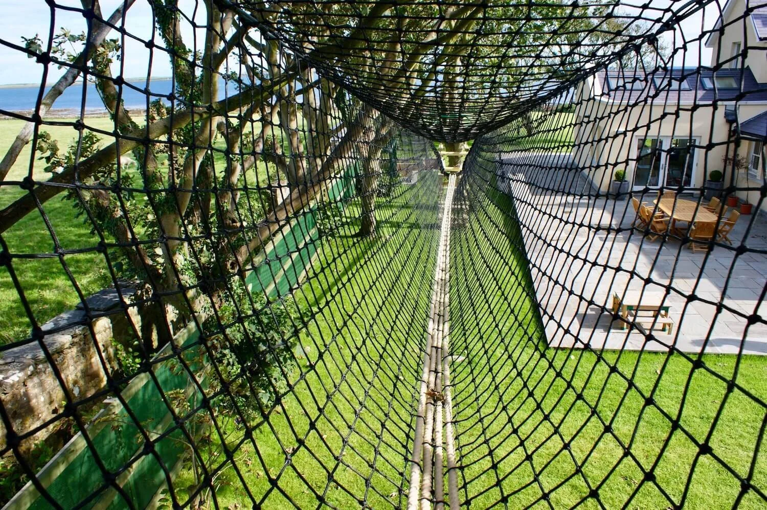 rope bridge play tunnel