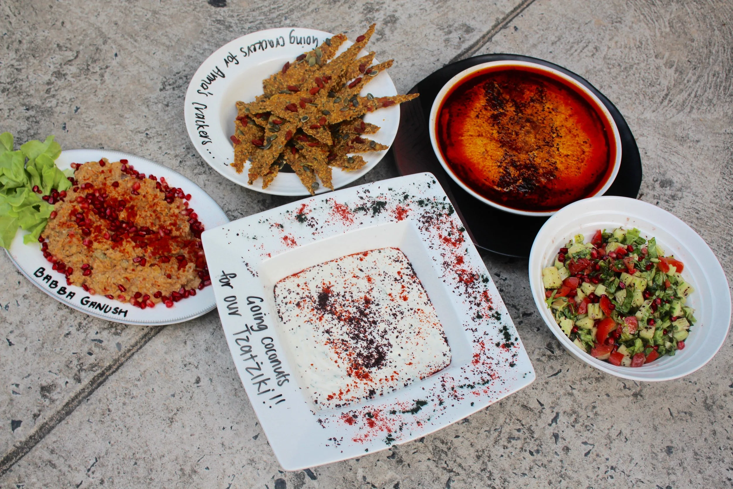 Raw Hummus with Zucchini