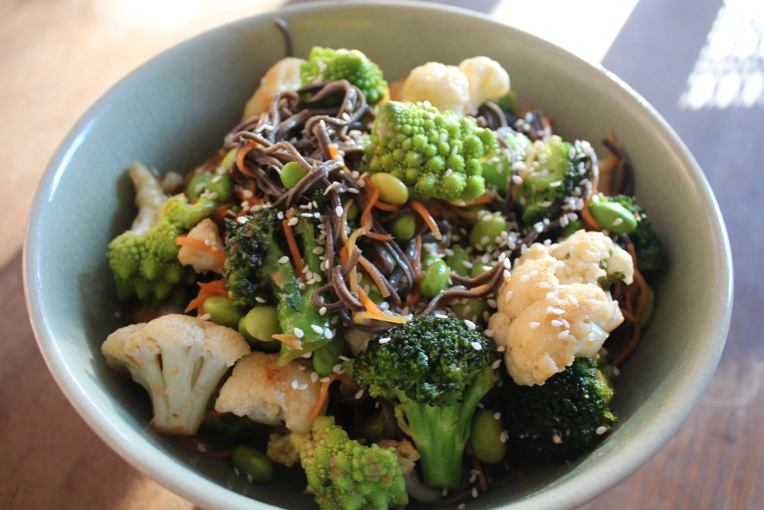 Quick 'n' Easy Veggie Noodle Bowl with Teriyaki Sauce