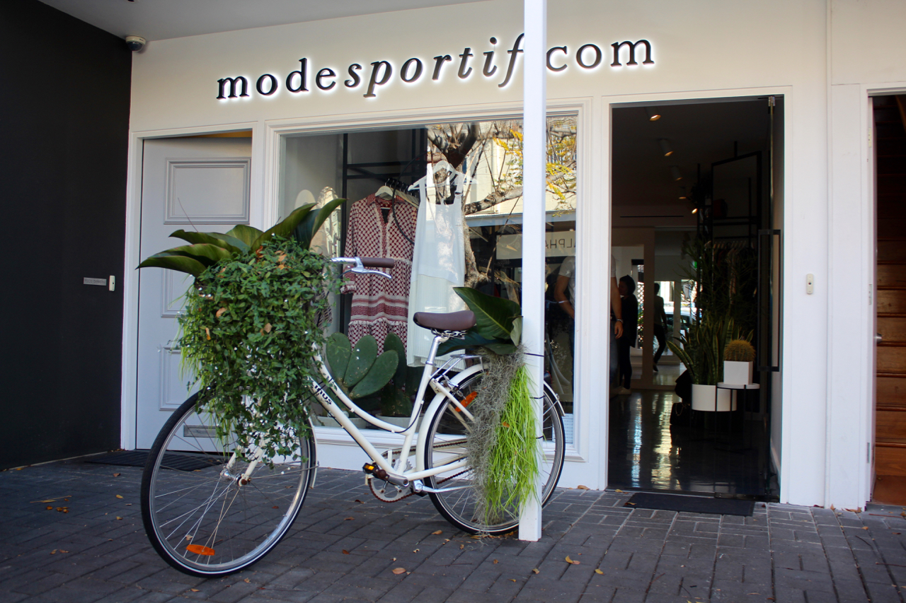 The luxe leisurewear online boutique Mode Sportif opens it's first store in Paddington