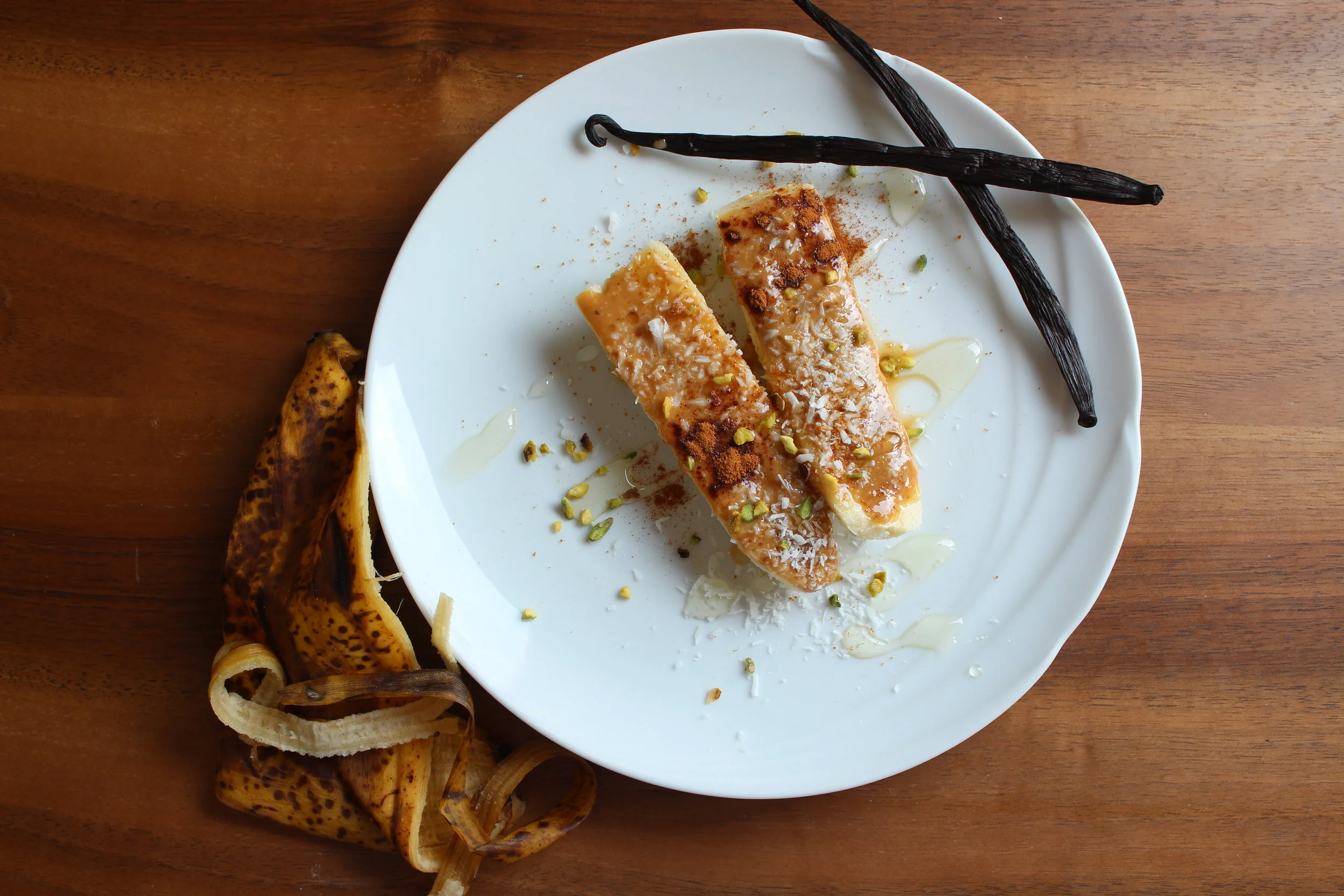Superfood Snack: Peanut Butter - Covered Bananas