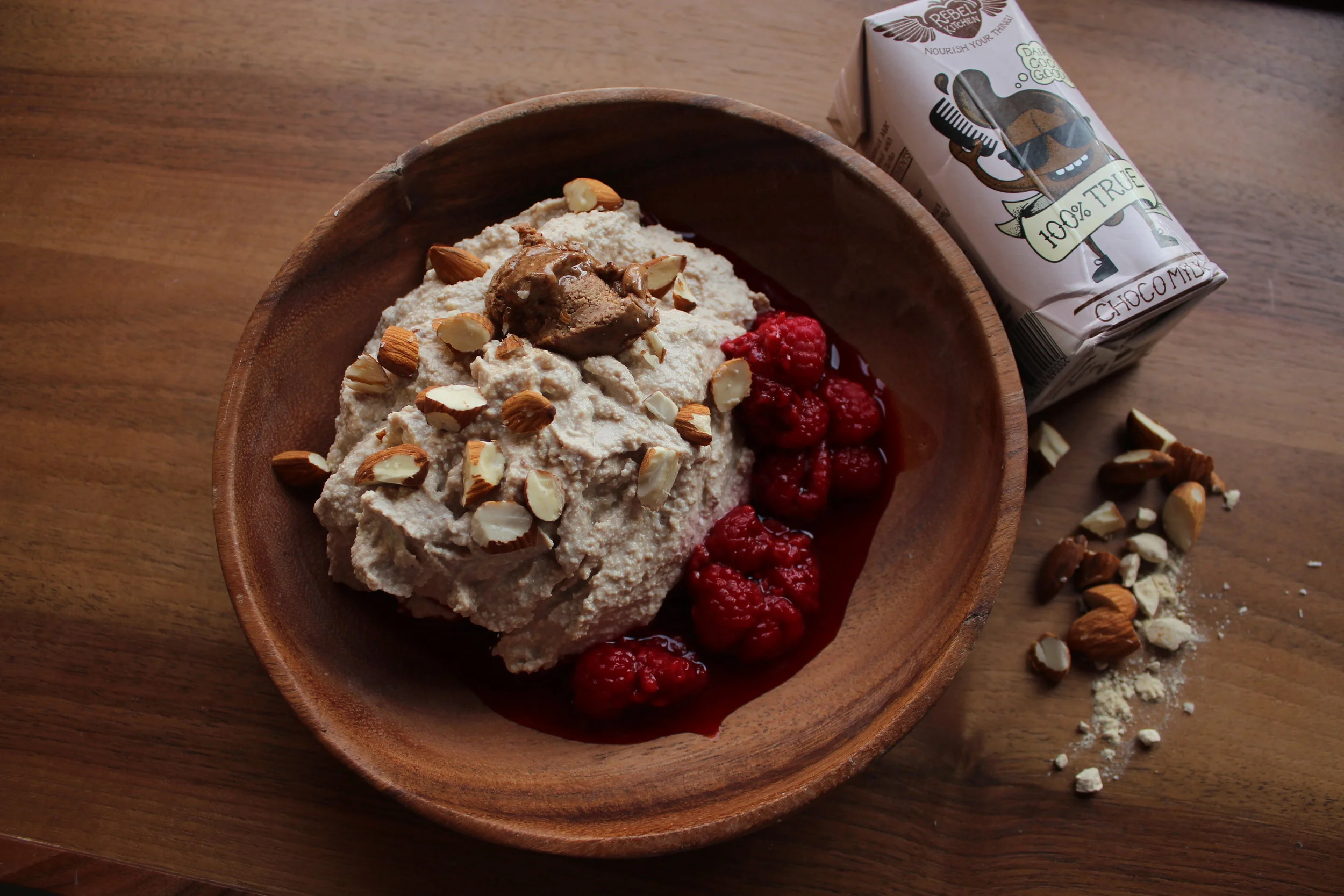 Caramel Tofu Mousse With Rebel Kitchen Mylk