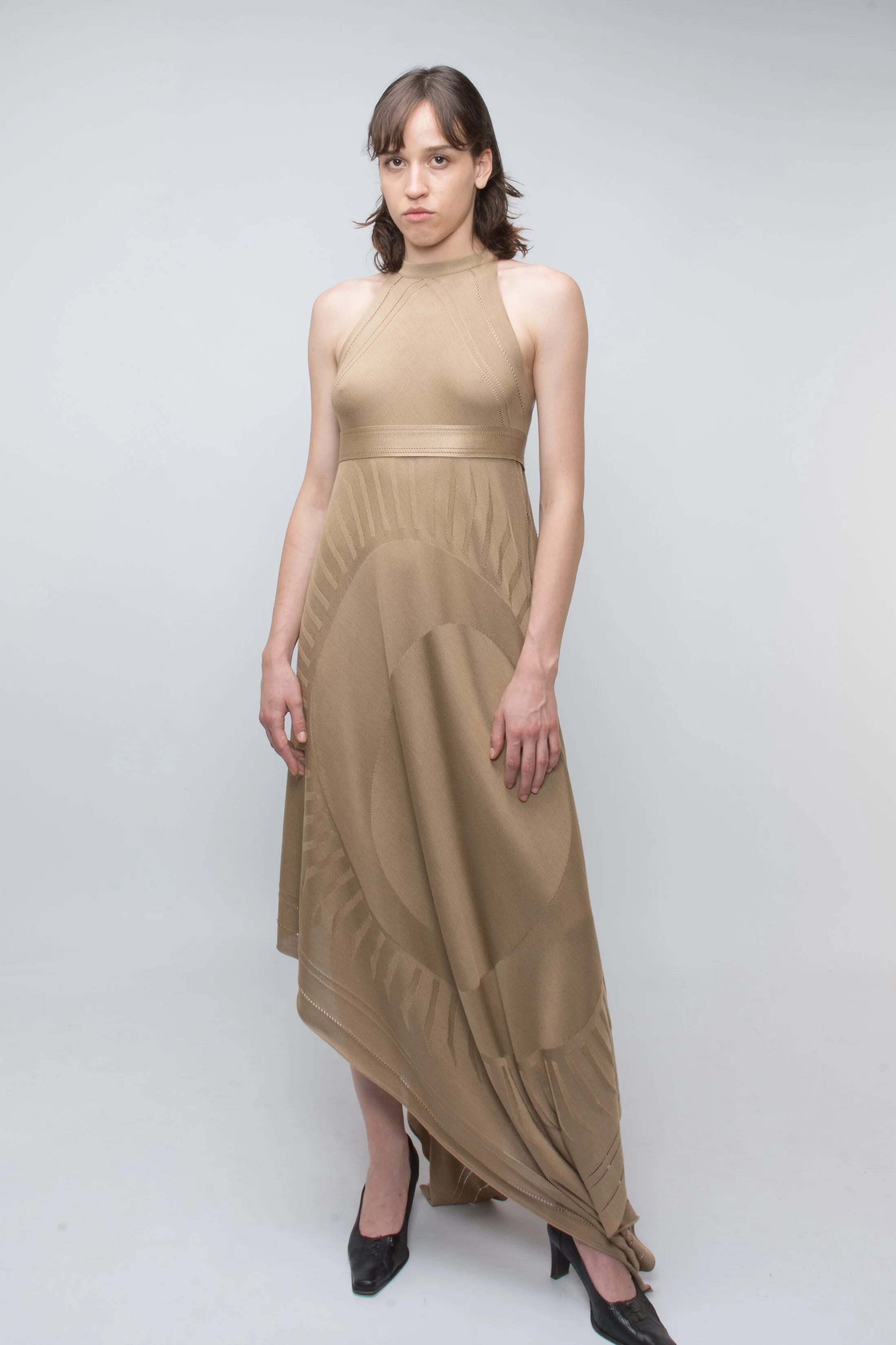 "O" ABITO FOULARD ORO