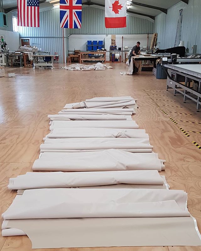 Piles of panels ready to be assembled into one of our 85 footers
&bull;
&bull;
&bull;
&bull;
&bull;
&bull;
&bull;
#sperrysails #teamworkmakesthedreamwork
#marquee #tent #photooftheday #igdaily #instapic #tbt #igers #branding #socialmedia #sales #busi