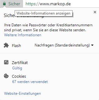 Verschlüsselte Seite
