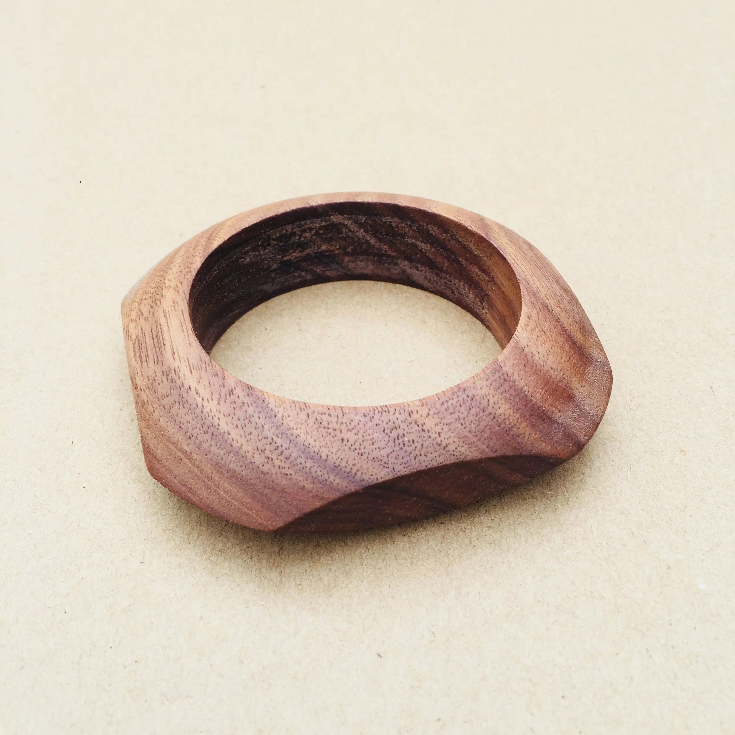 walnut bangle bracelet 