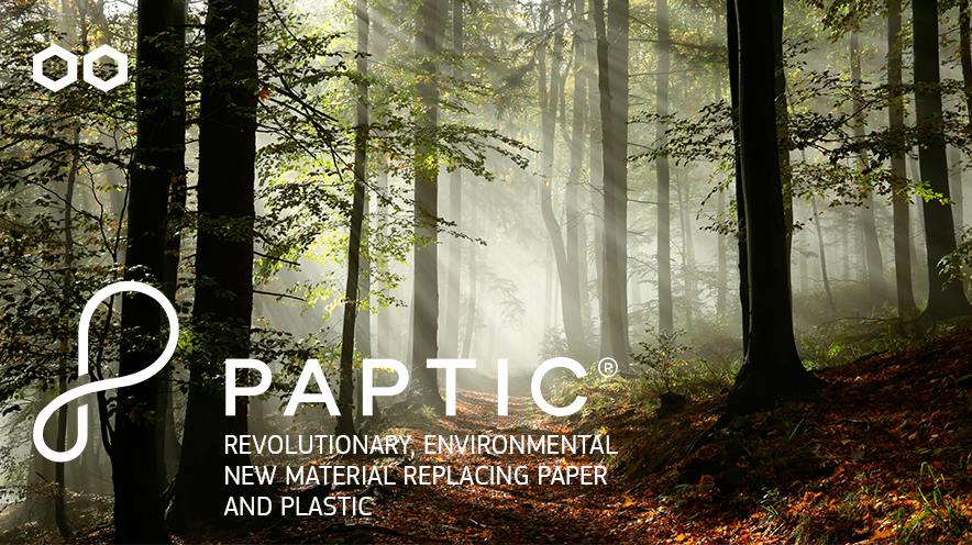 PAPTIC, an innovative environmental new material replacing paper and plastic is rewriting plastic packaging present and future for good.