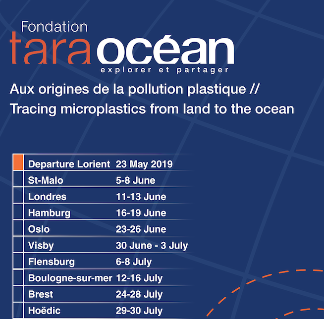 [Mission microplastiques 2019]  - La Fondation Tara Océan lance une nouvelle mission sur 10 fleuves d’Europe aux origines de la pollution plastique. 