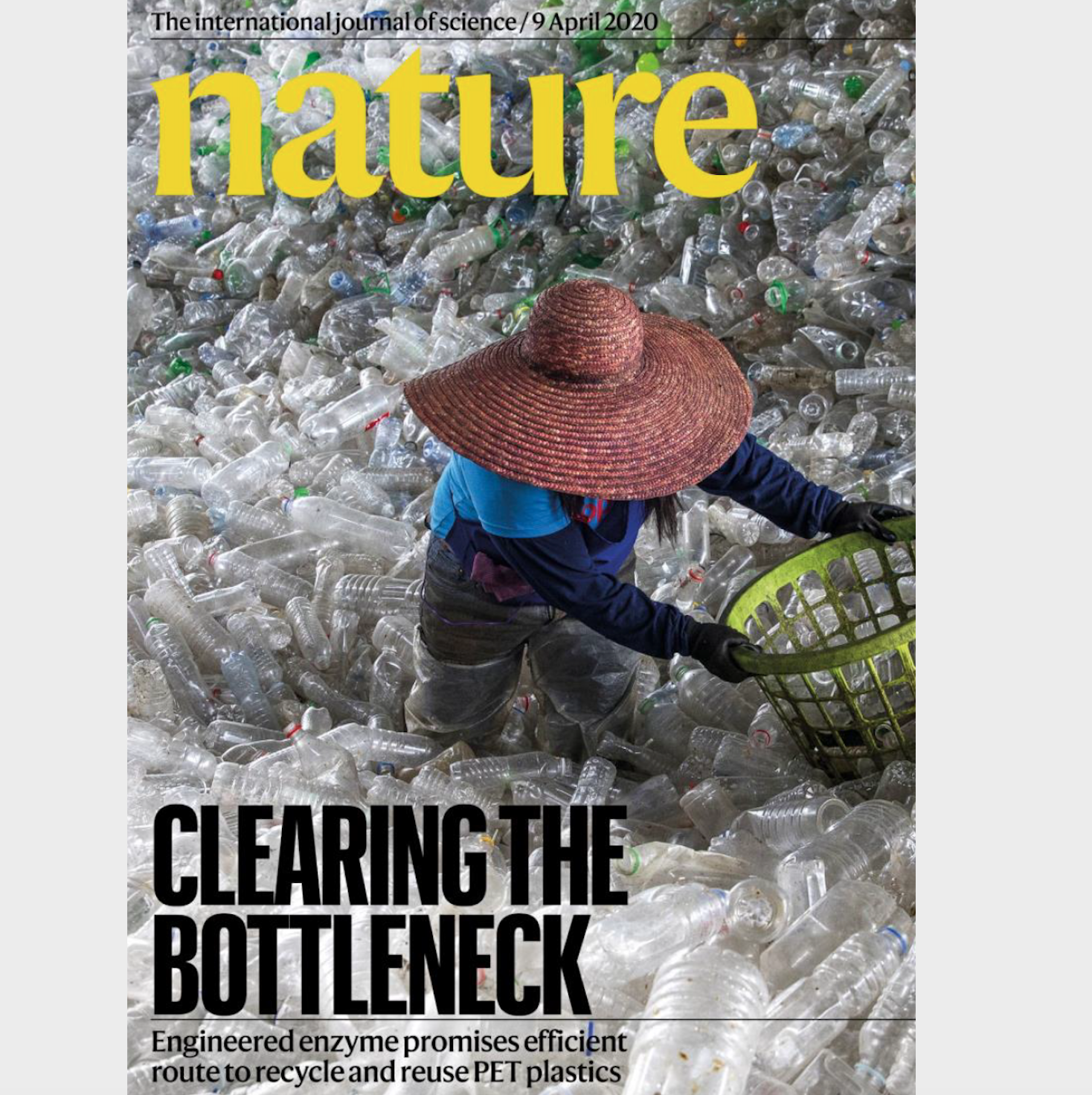 Carbios entreprise française de chimie verte publie un article sur sa technologie de recyclage enzymatique du PET dans la prestigieuse revue scientifique Nature