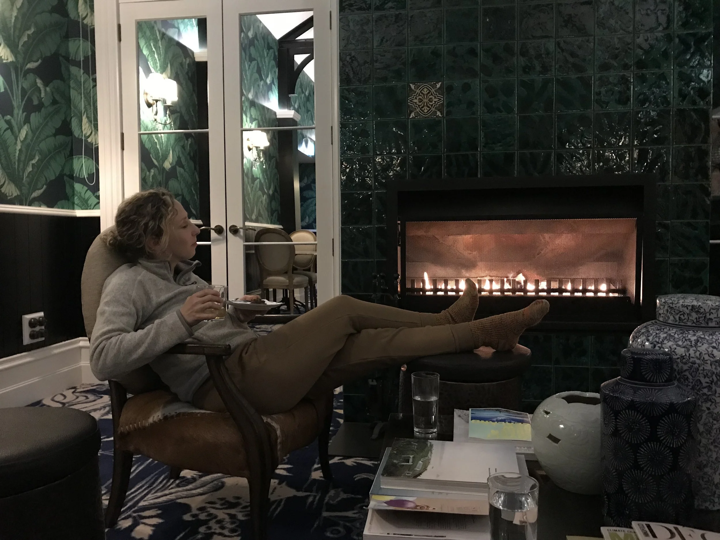 Ironically drinking Tennessee whiskey at my Inn in Queenstown.