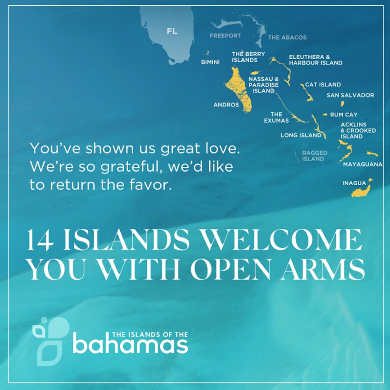 Source: Bahamas Ministry of Tourism and Aviation . (2019). Islands Of The Bahamas Facebook Page.