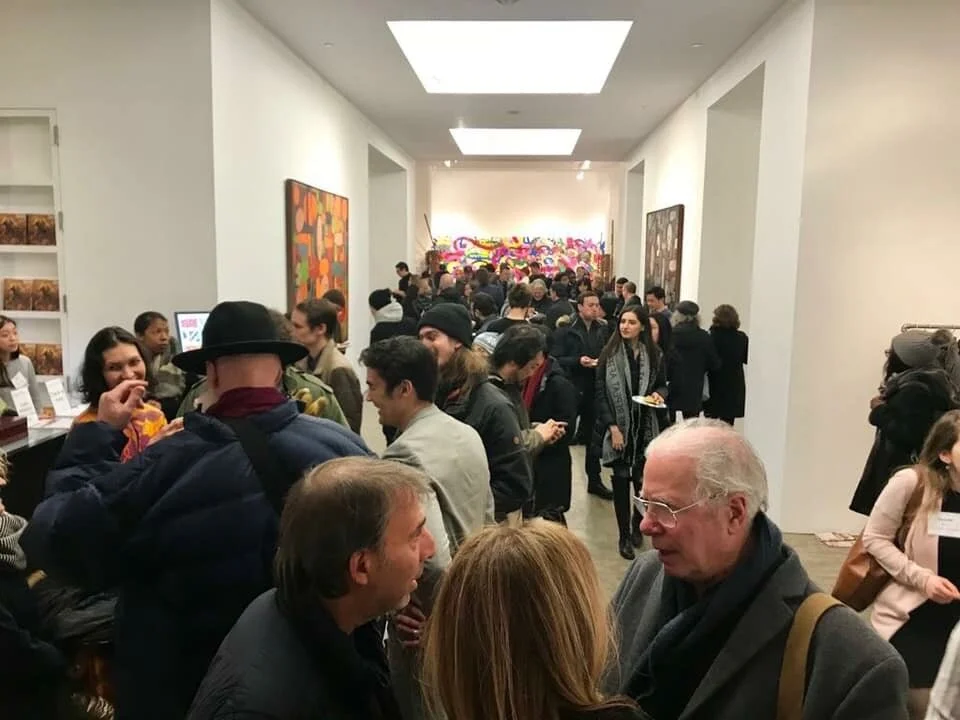 ATM exhibition opening reception at the former Robert Miller Gallery NYC 2018