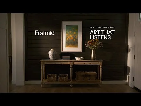 Introducing Fraimic: The Smart E Ink Canvas That Turns Your Voice Into Art