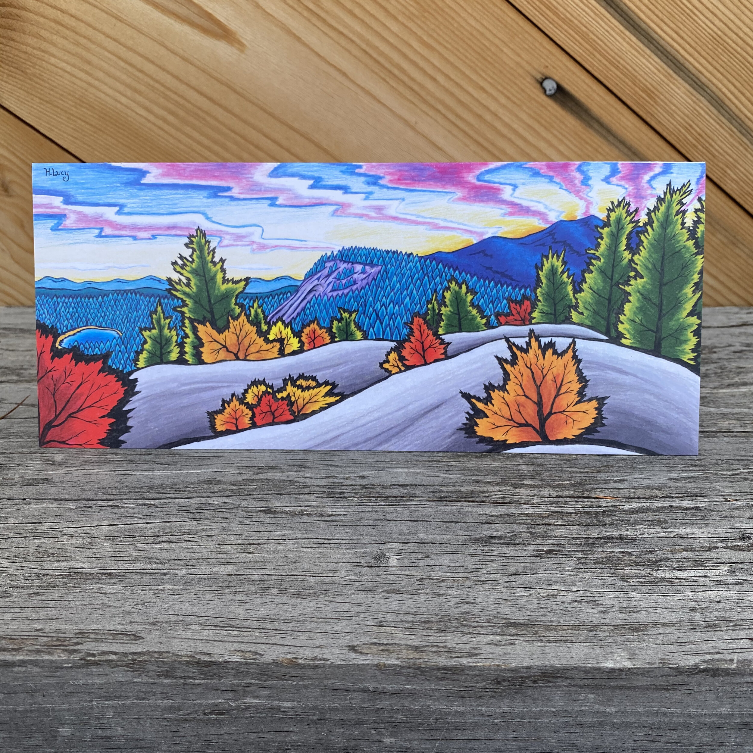 "Whitehorse and the Moats" Notecard