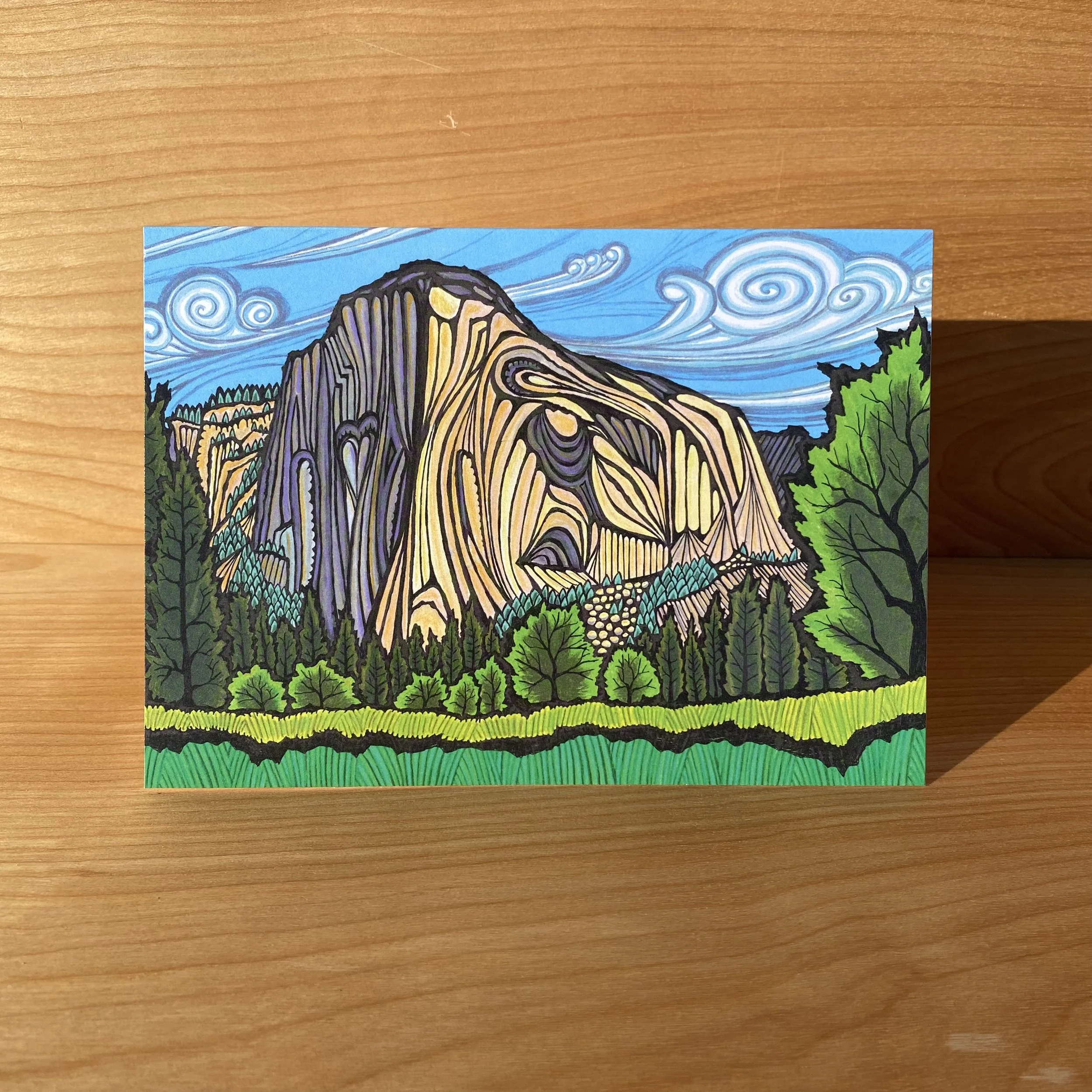 "El Cap" Notecard