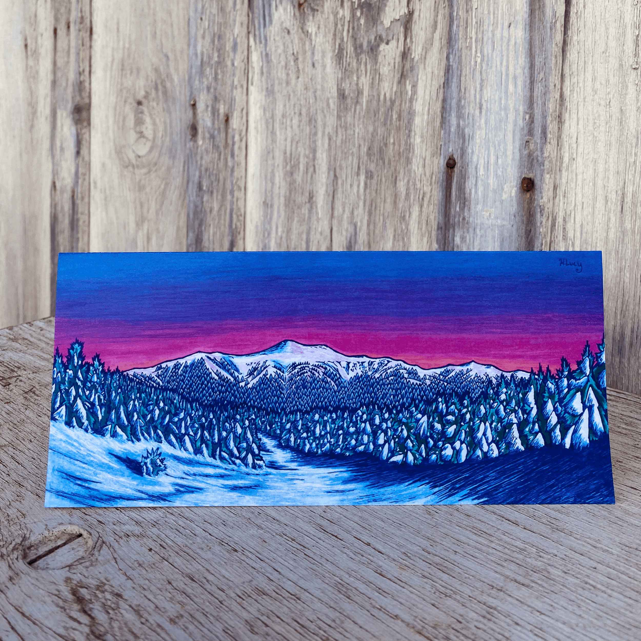 "Washington from Wildcat" Notecard