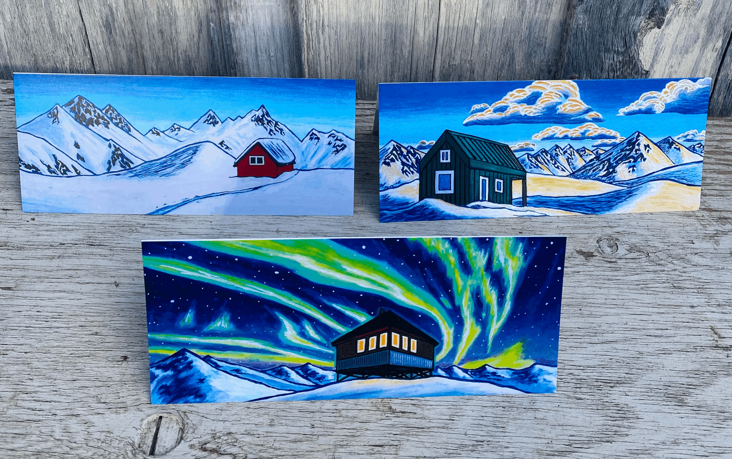 Bomber Traverse Notecard Set