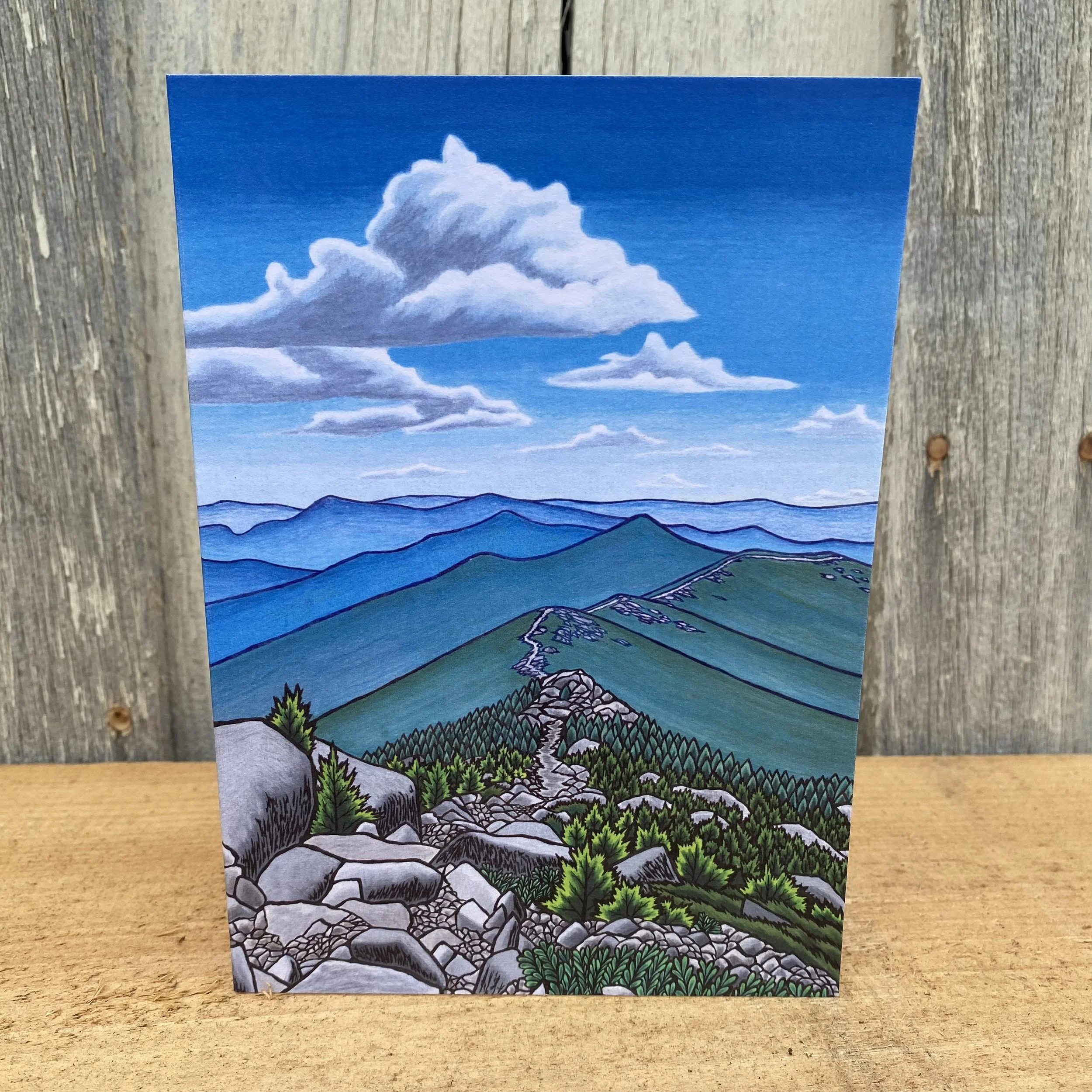 "Franconia Ridge" Notecard
