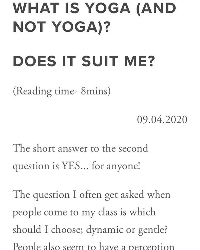 Making the most out of my Squarespace subscription😝
In my new found spare time (now that baby has learnt to nap in the morning!!), I’m able to write and share my tips, understanding and experience on yoga. If it interests you, the full articl